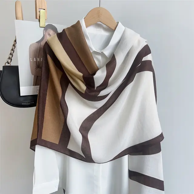 Breathable Viscose Shawl for All-Day Comfort