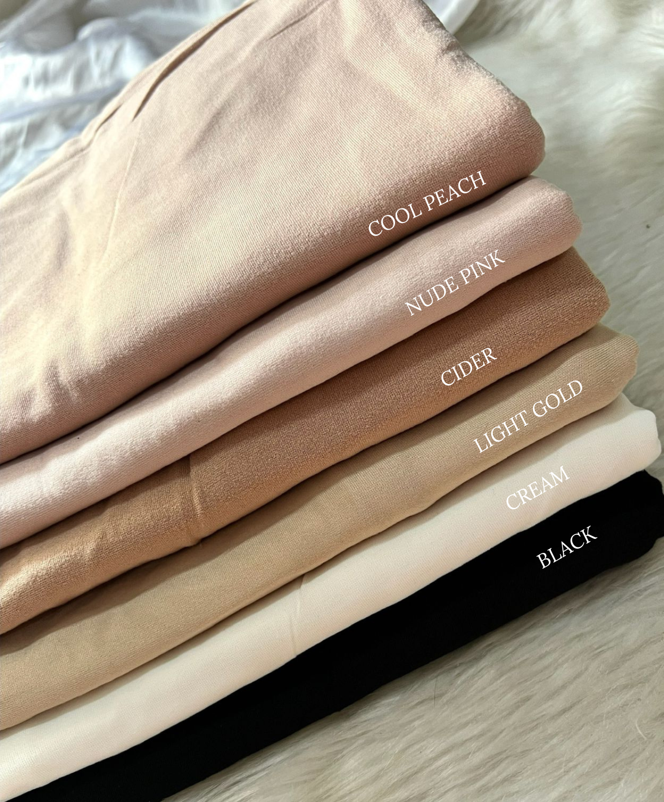 Yusraa Bamboo Jersey Hijabs Summer