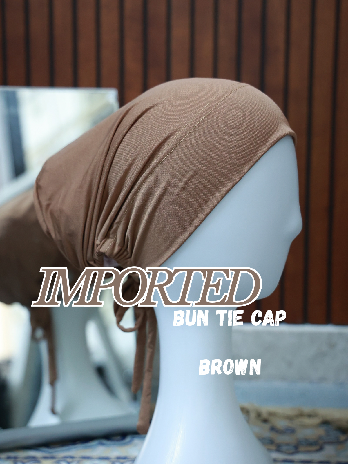 hijab bun cap