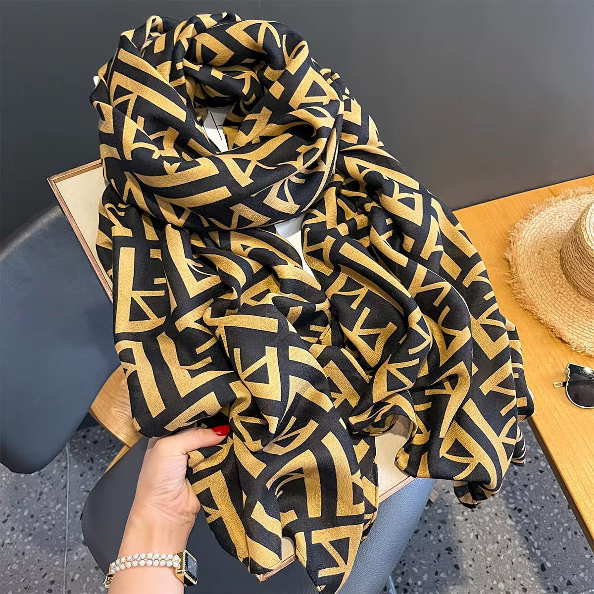 FA Printed Viscose Scarf