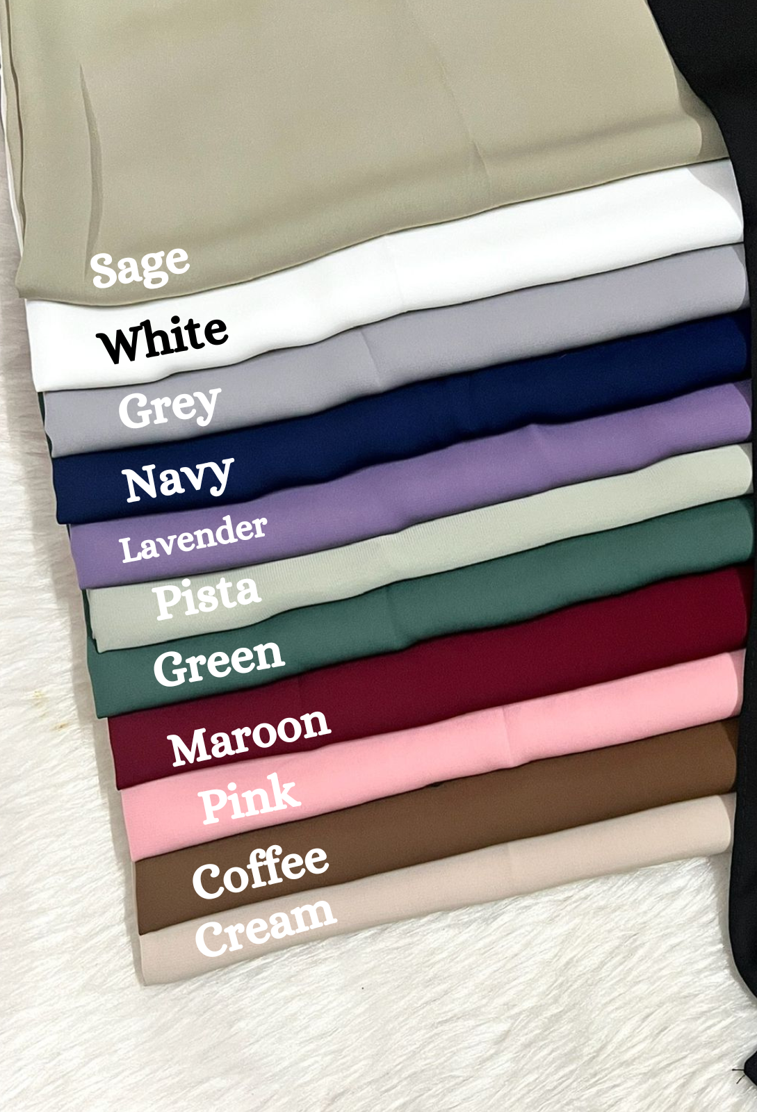 Yusraa Premium Madina Chiffon Hijabs