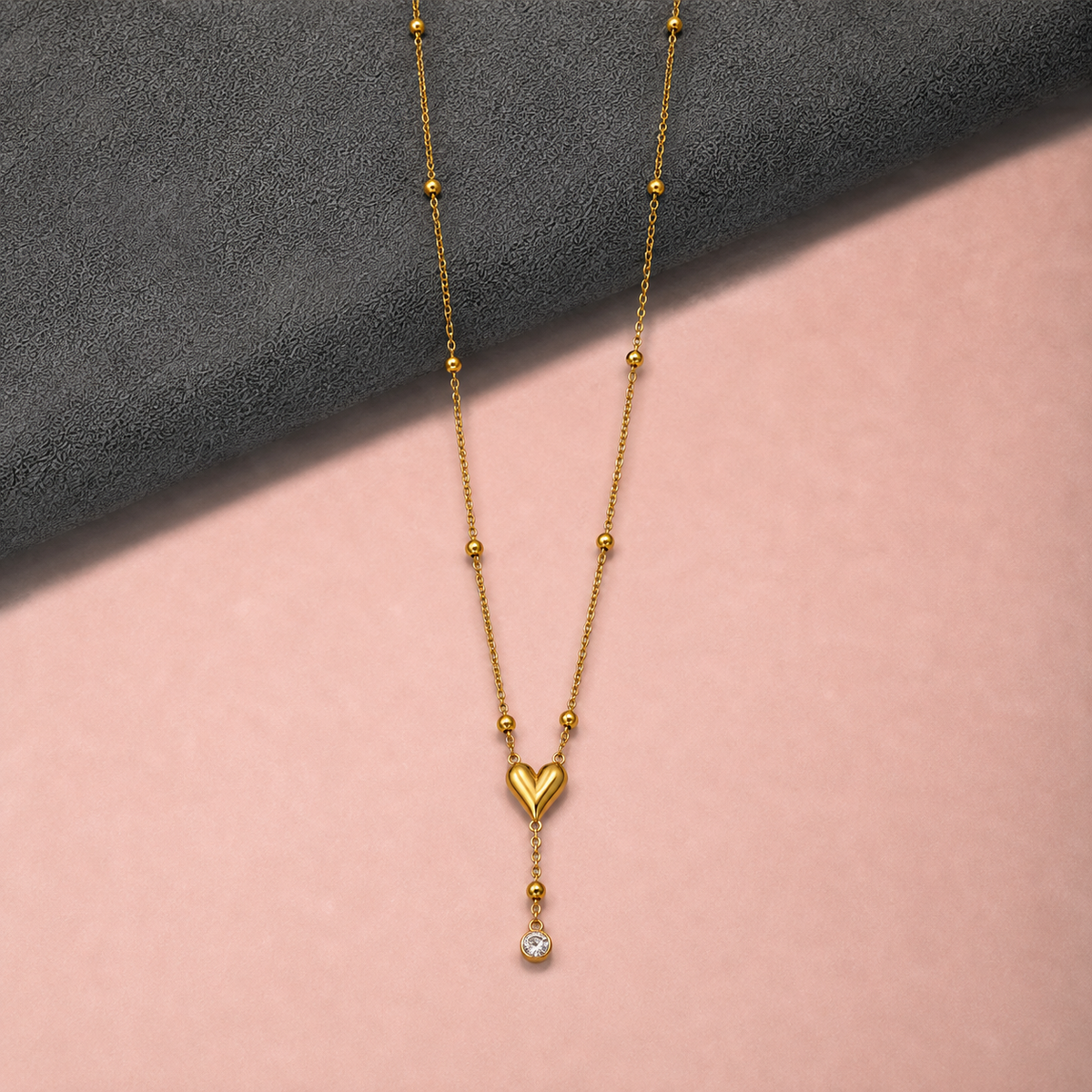 Elegant Gold-Tone Anti-Tarnish Necklace