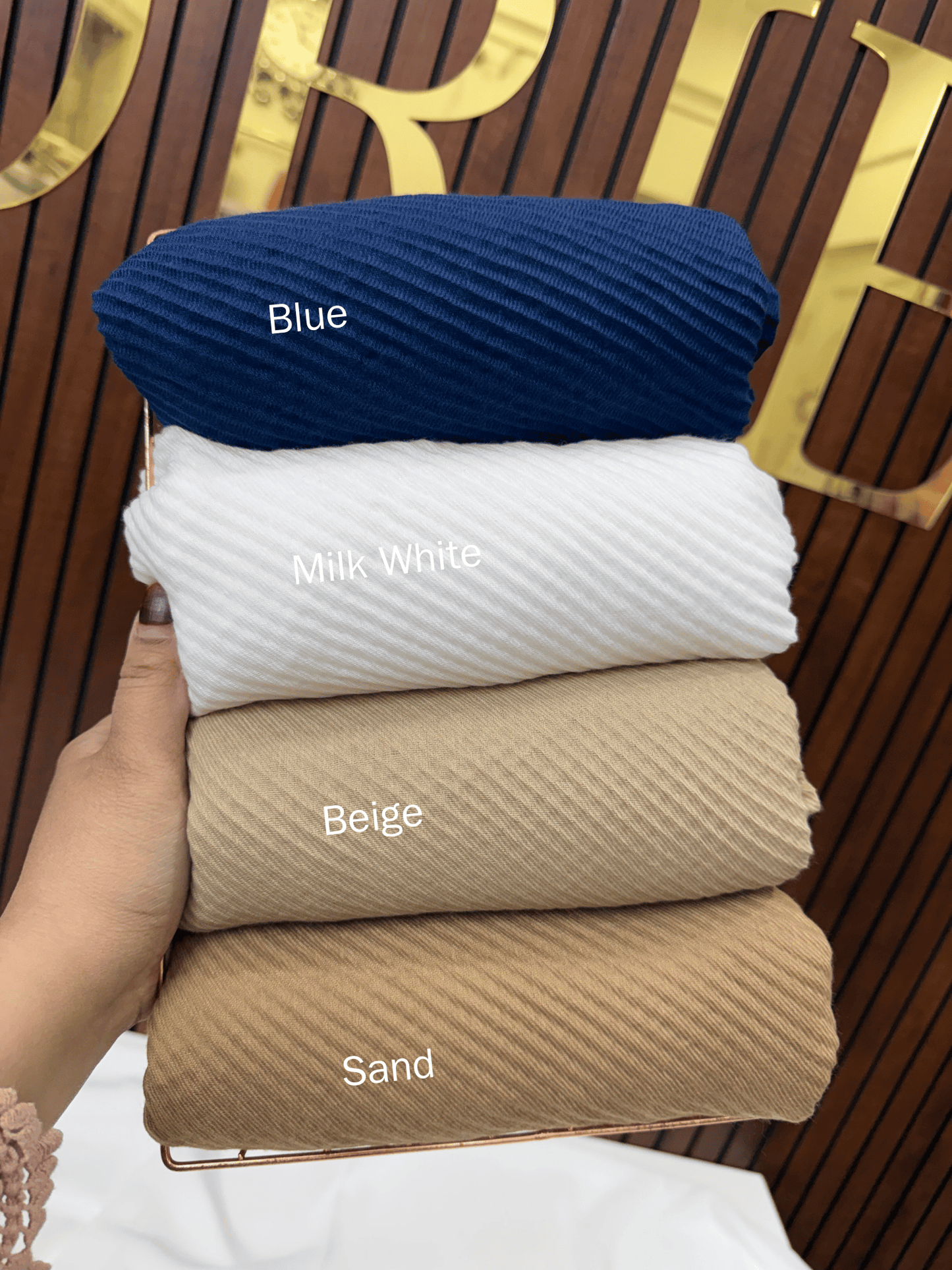 Cotton Pleated Tassle Hijabs