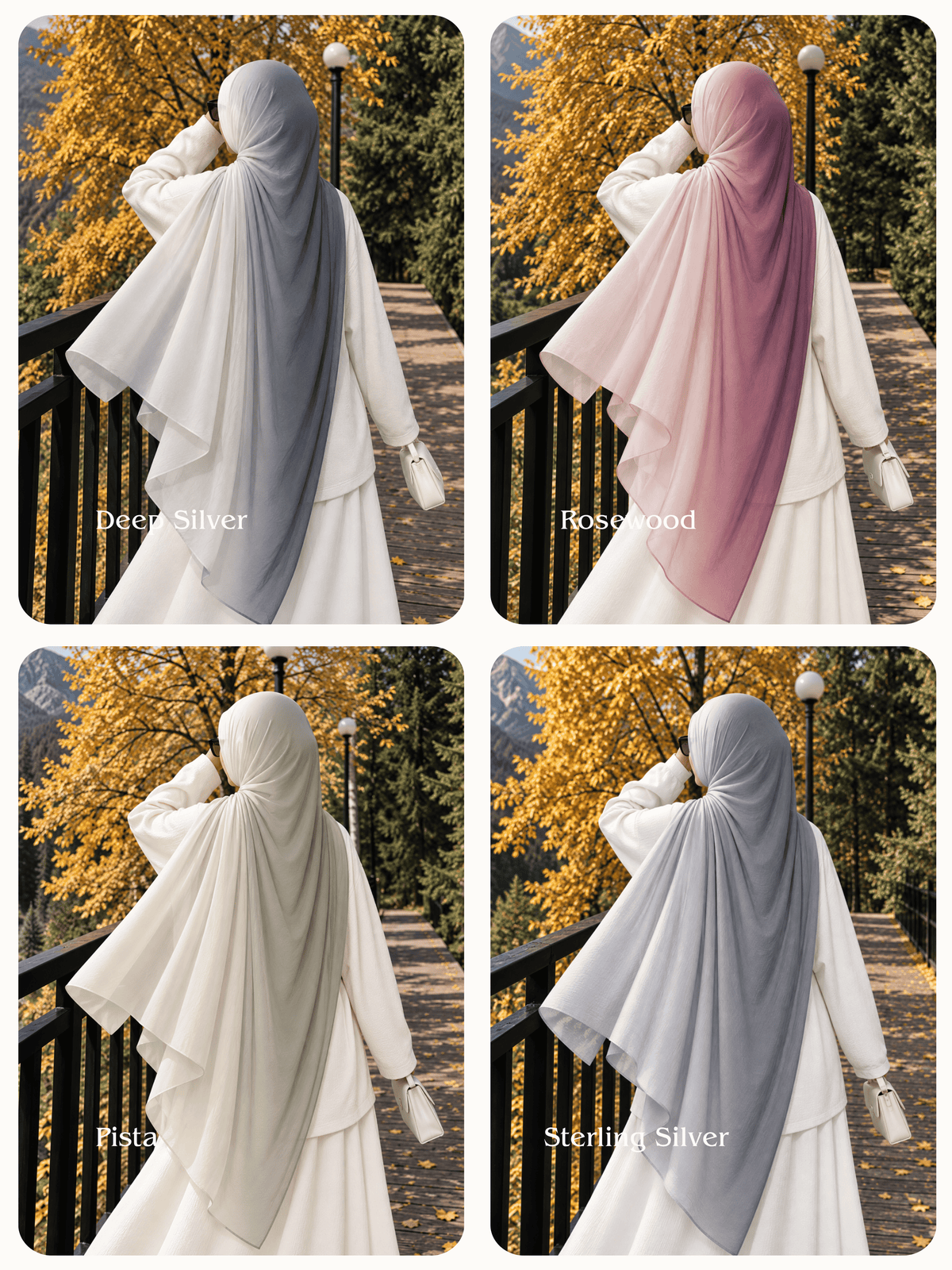 Ombre Jersey Hijabs