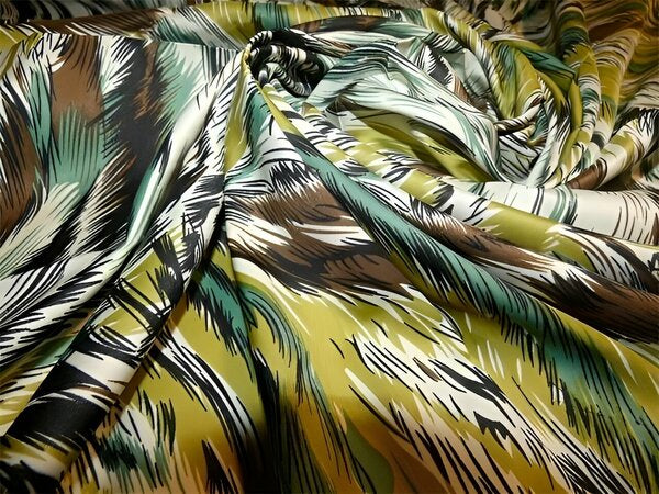 Green Wild Square Scarf