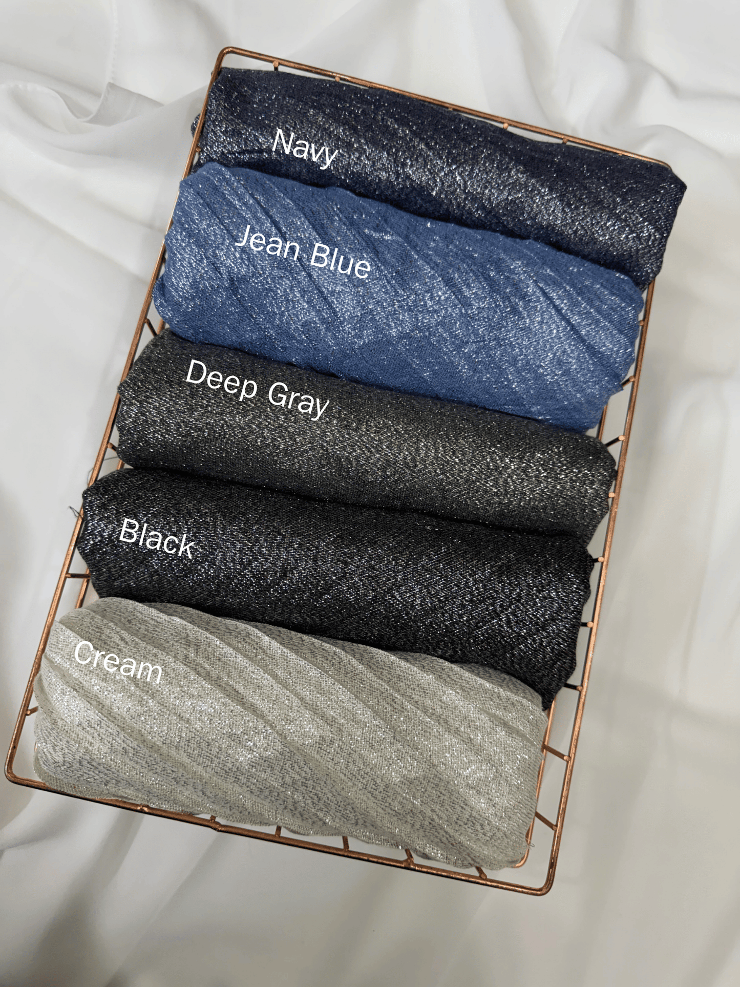 Pleated Cotton Extra Shine Hijabs