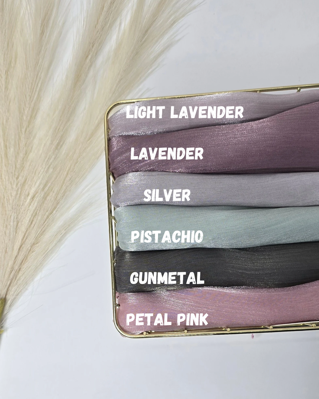 Organza Shimmer Hijabs Summer 25 Edition