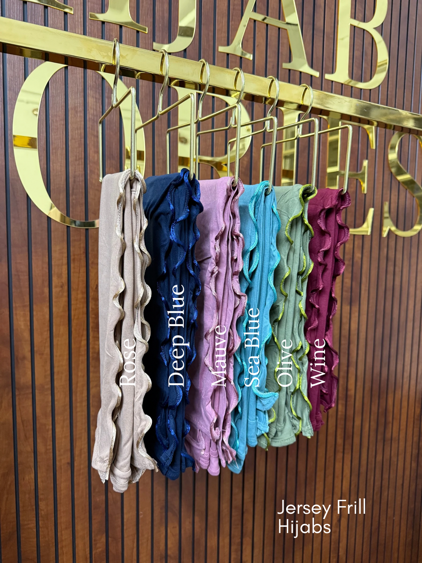 Premium Jersey Frill Hijabs