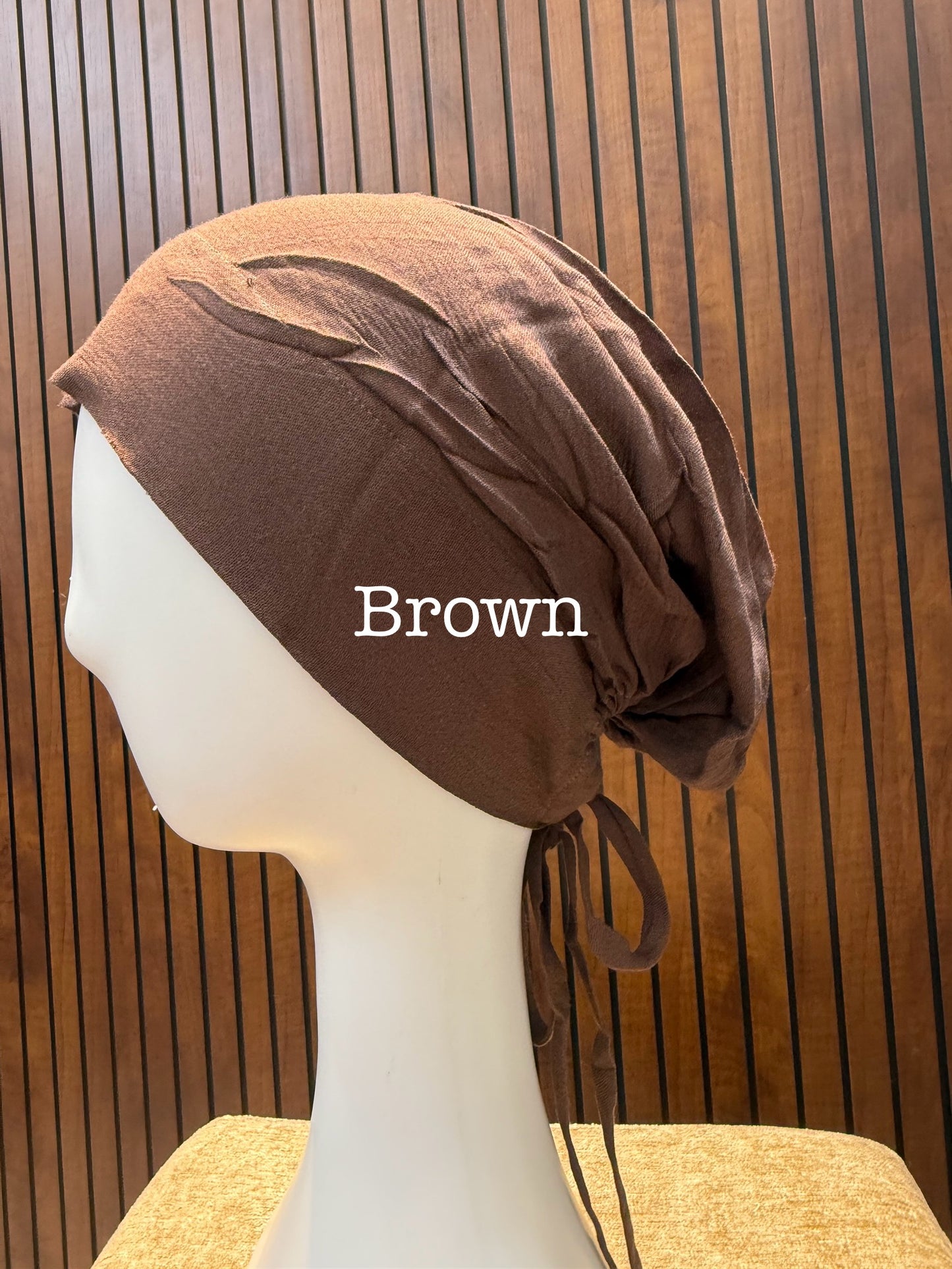 Crushed Rayon Tie Caps