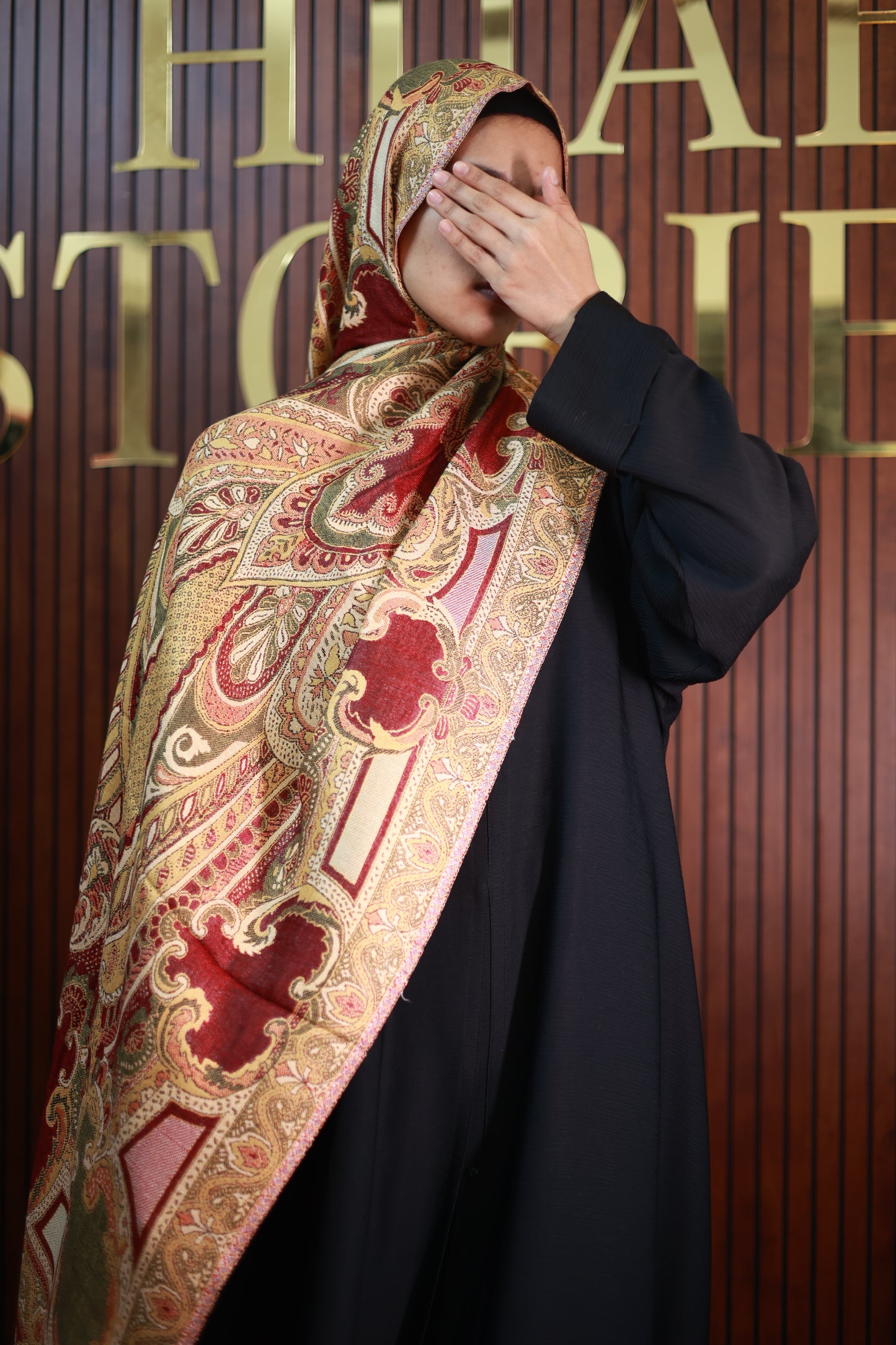 047 Premium Woven Pashmina Shawl Wrap Scarf