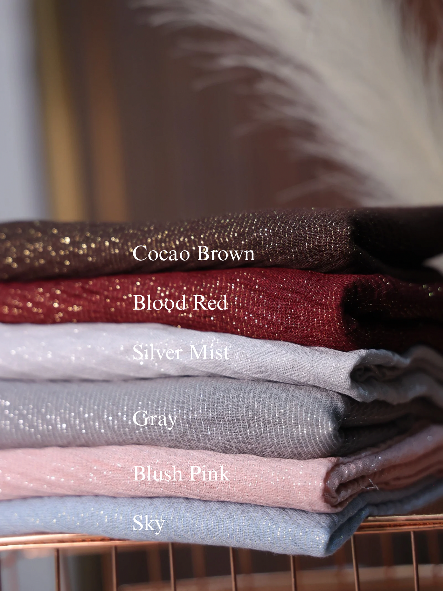 Shine Pleated Cotton Hijabs