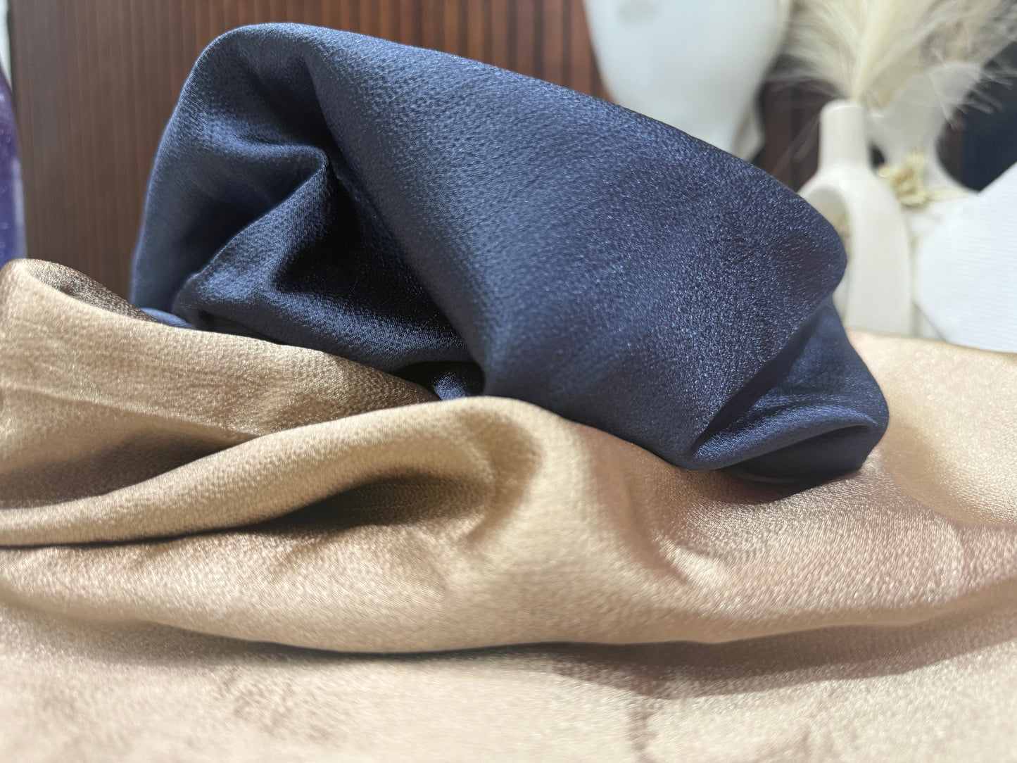 Yusraa Crush Bubble Satin Hijabs