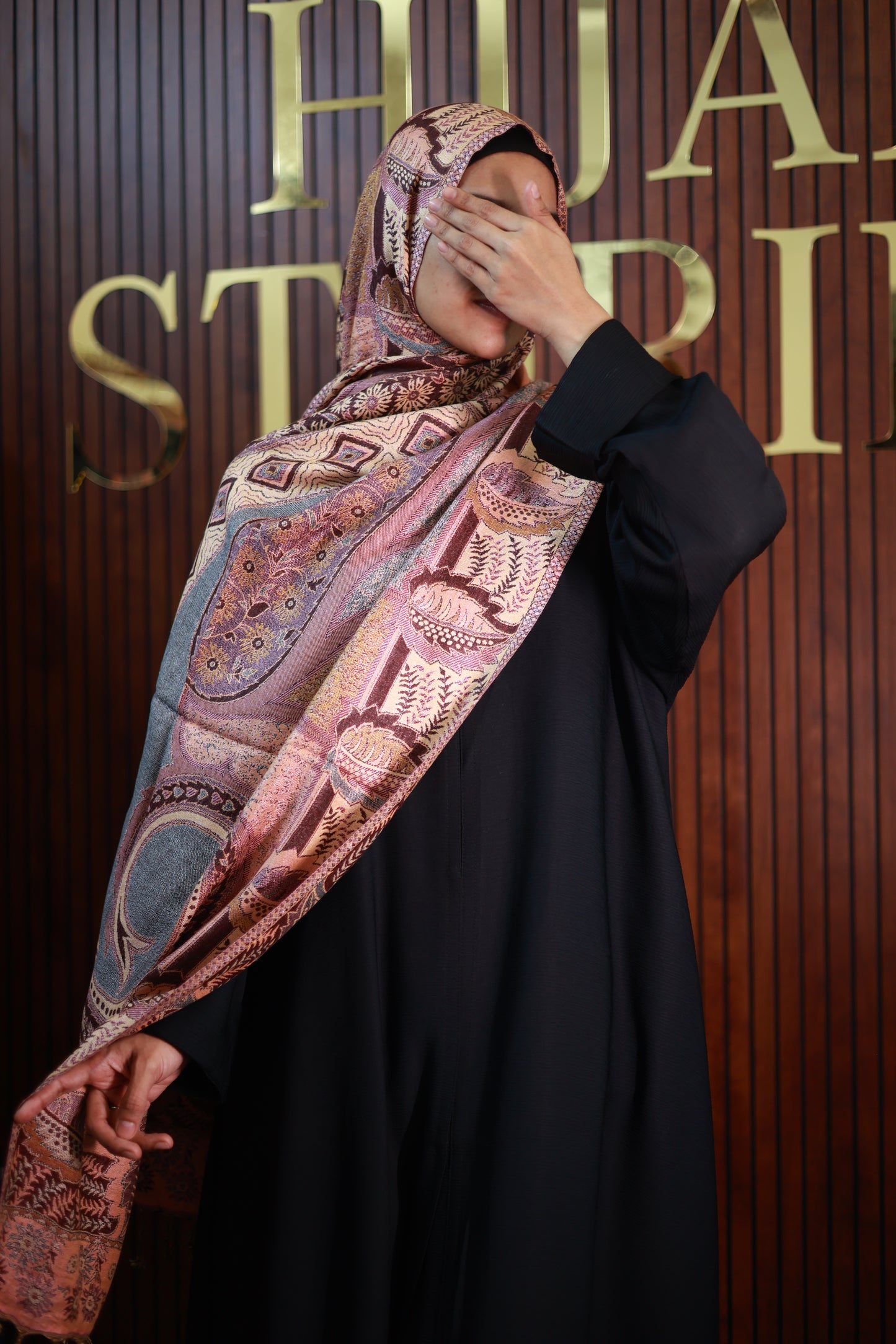 033 Premium Woven Pashmina Shawl Wrap Scarf