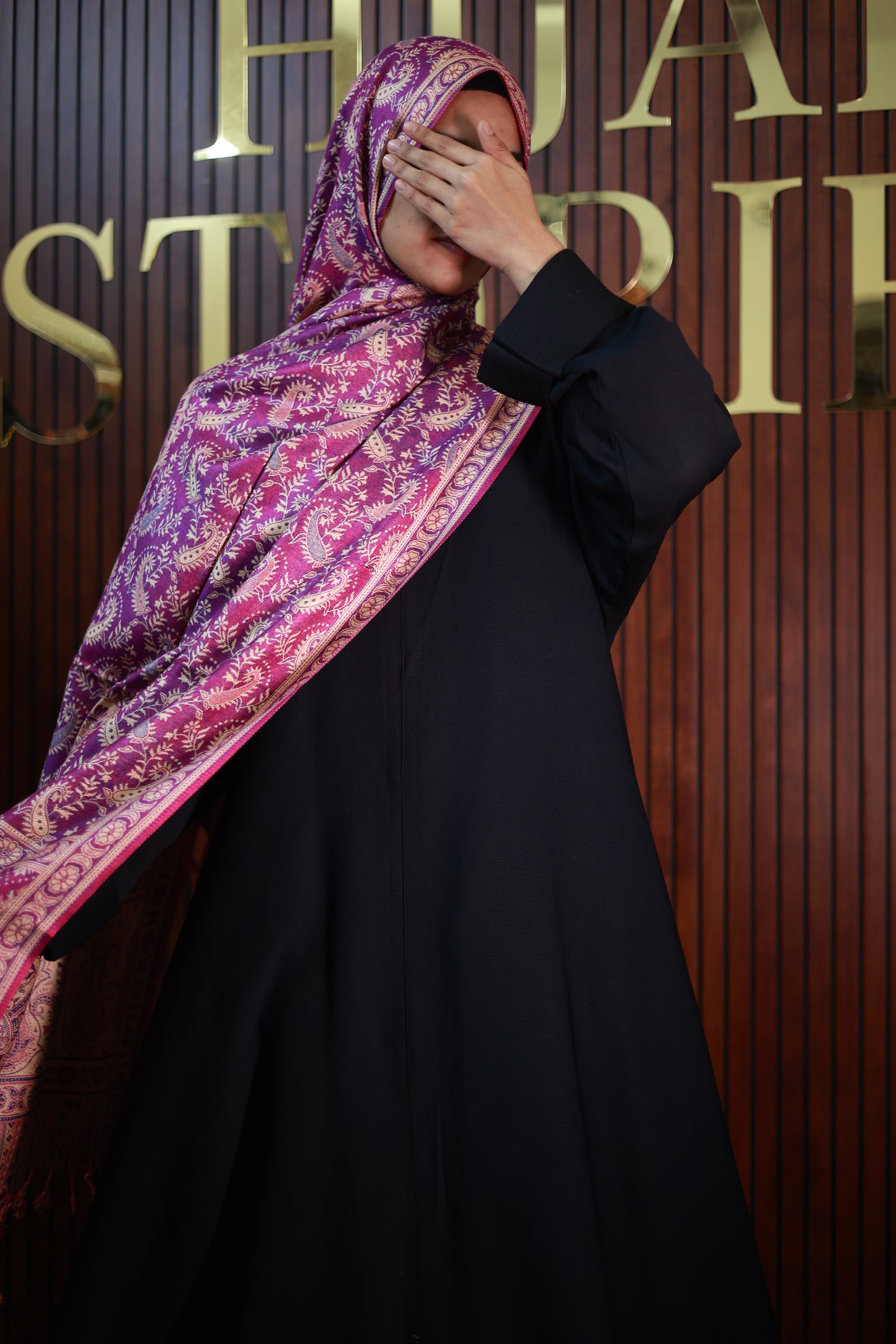 027 Premium Woven Pashmina Shawl Wrap Scarf