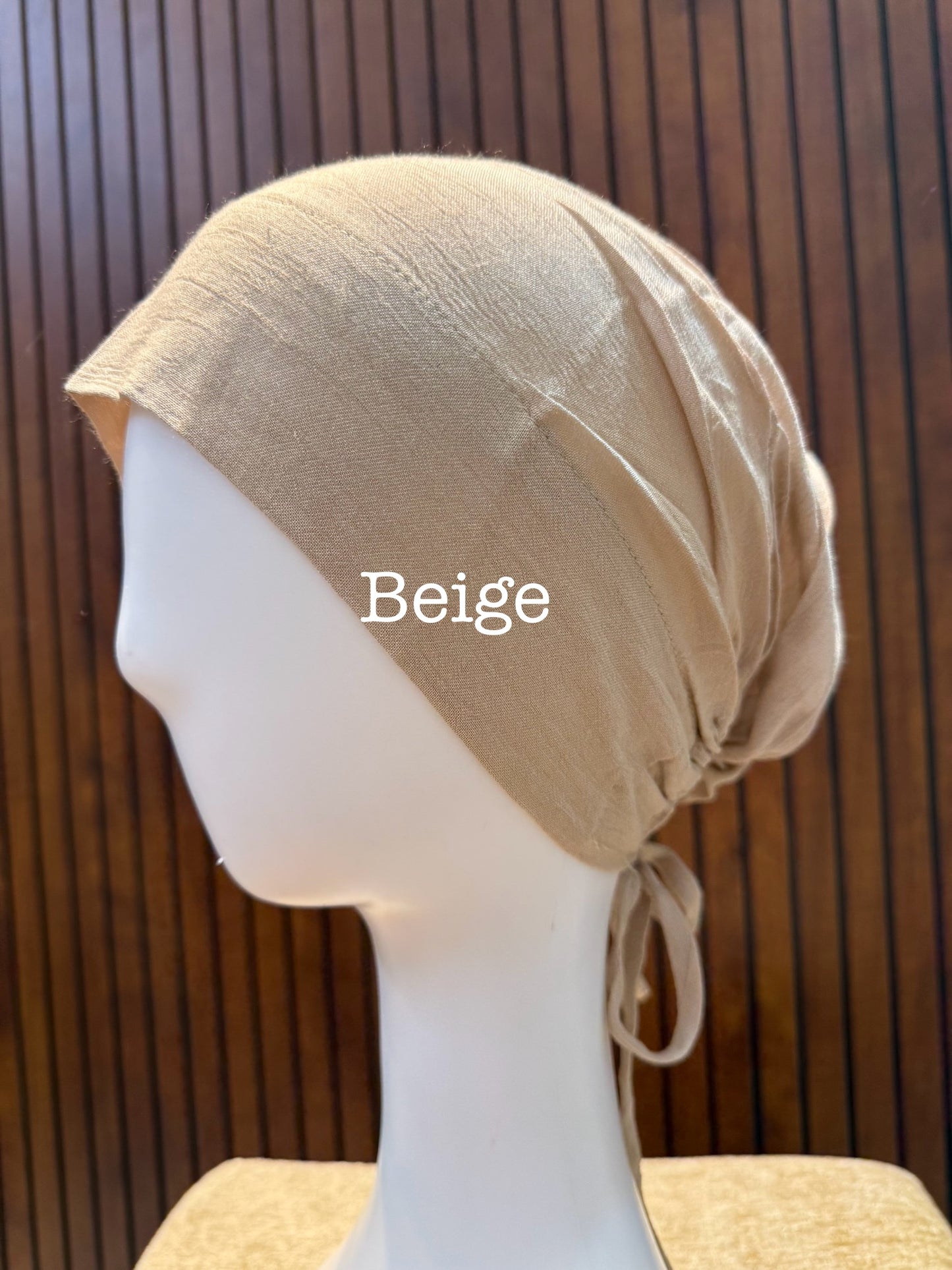 Crushed Rayon Tie Caps