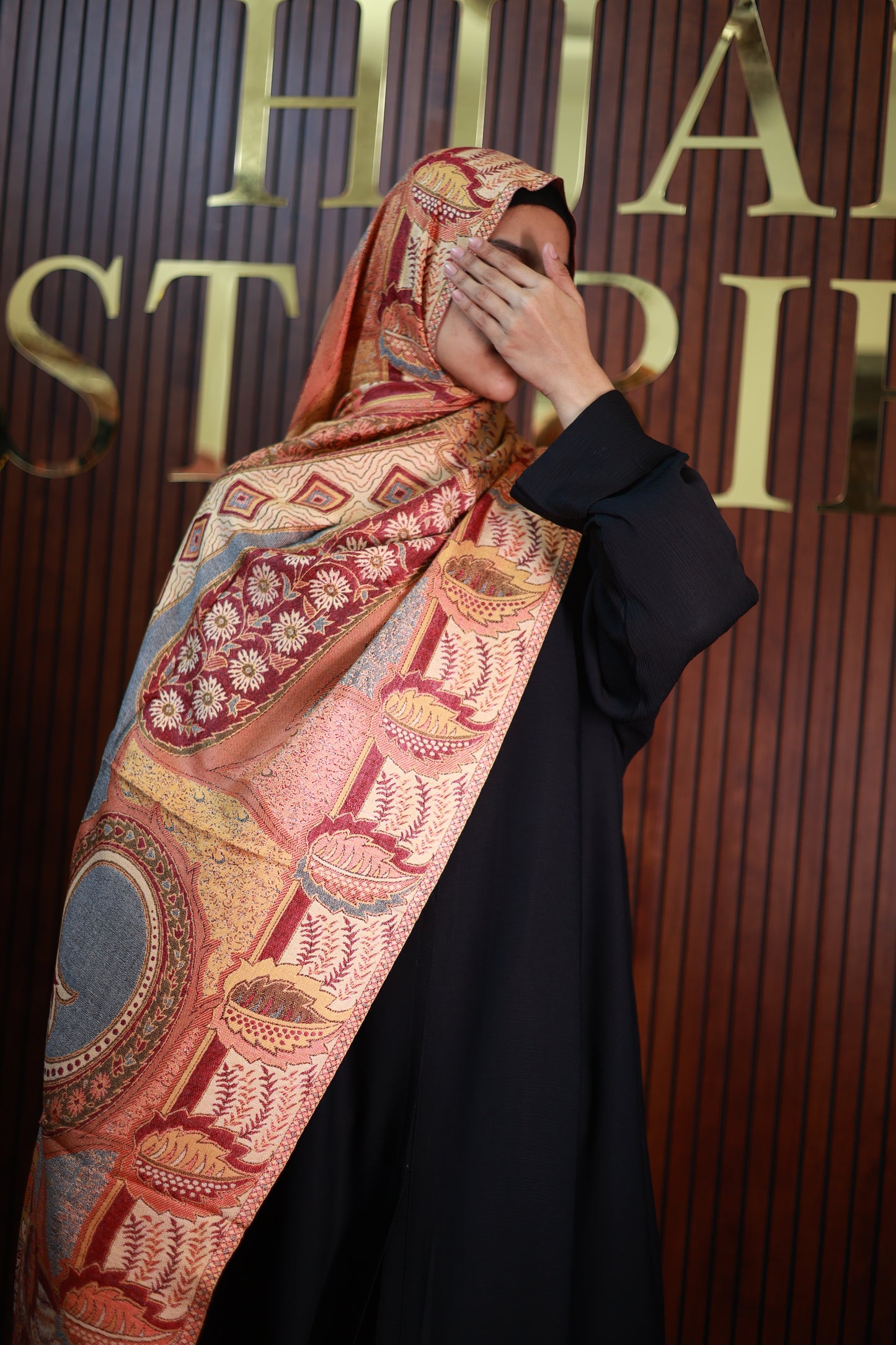 030 Premium Woven Pashmina Shawl Wrap Scarf