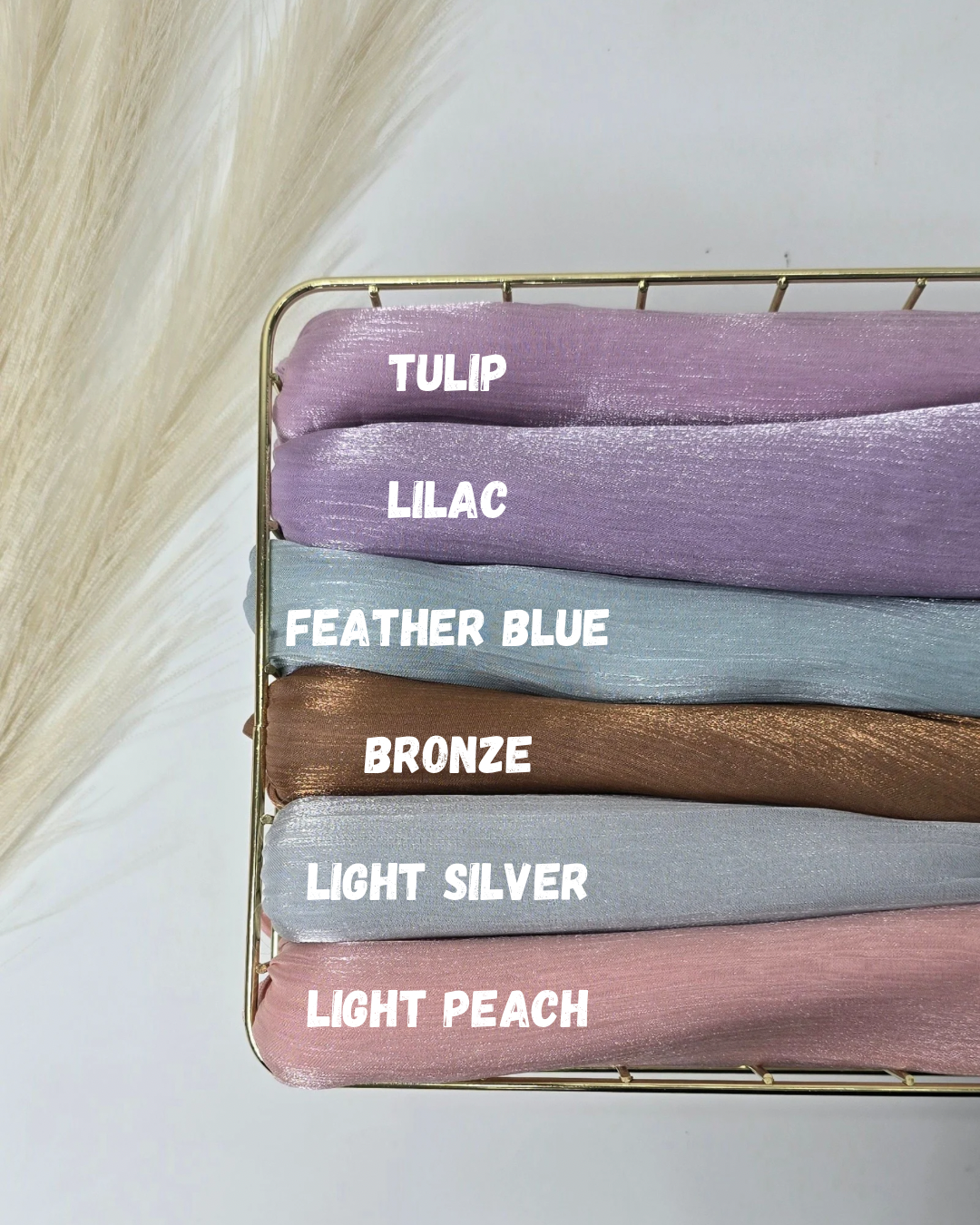 Organza Shimmer Hijabs Summer 25 Edition