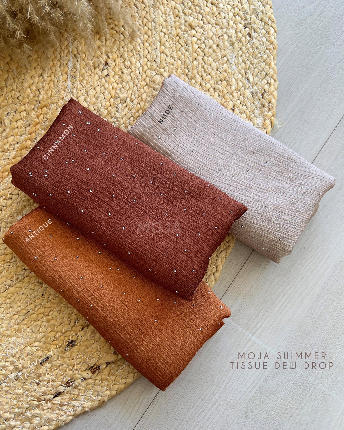 MOJA Shimmer Tissue Dew Drop Hijabs