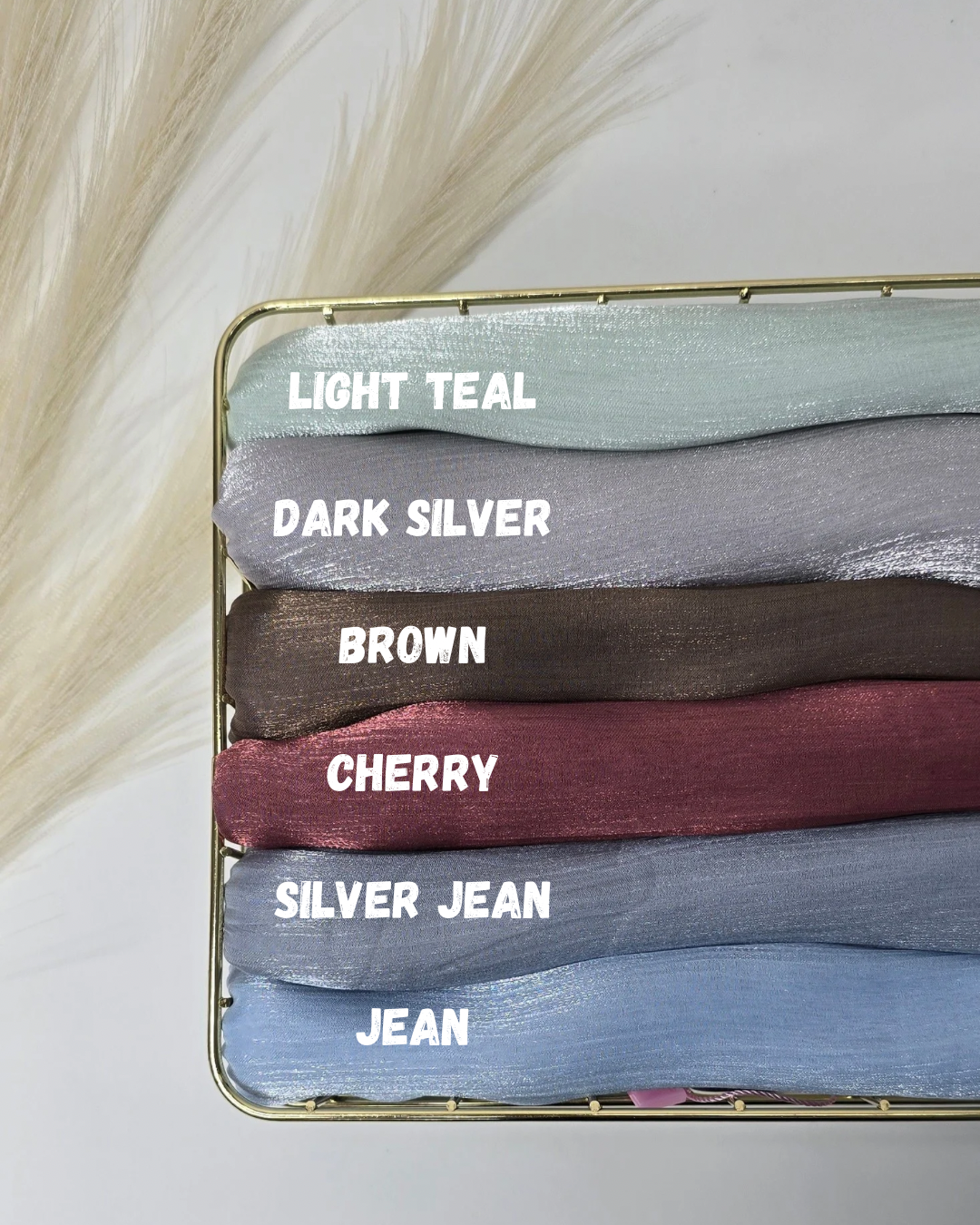 Organza Shimmer Hijabs Summer 25 Edition