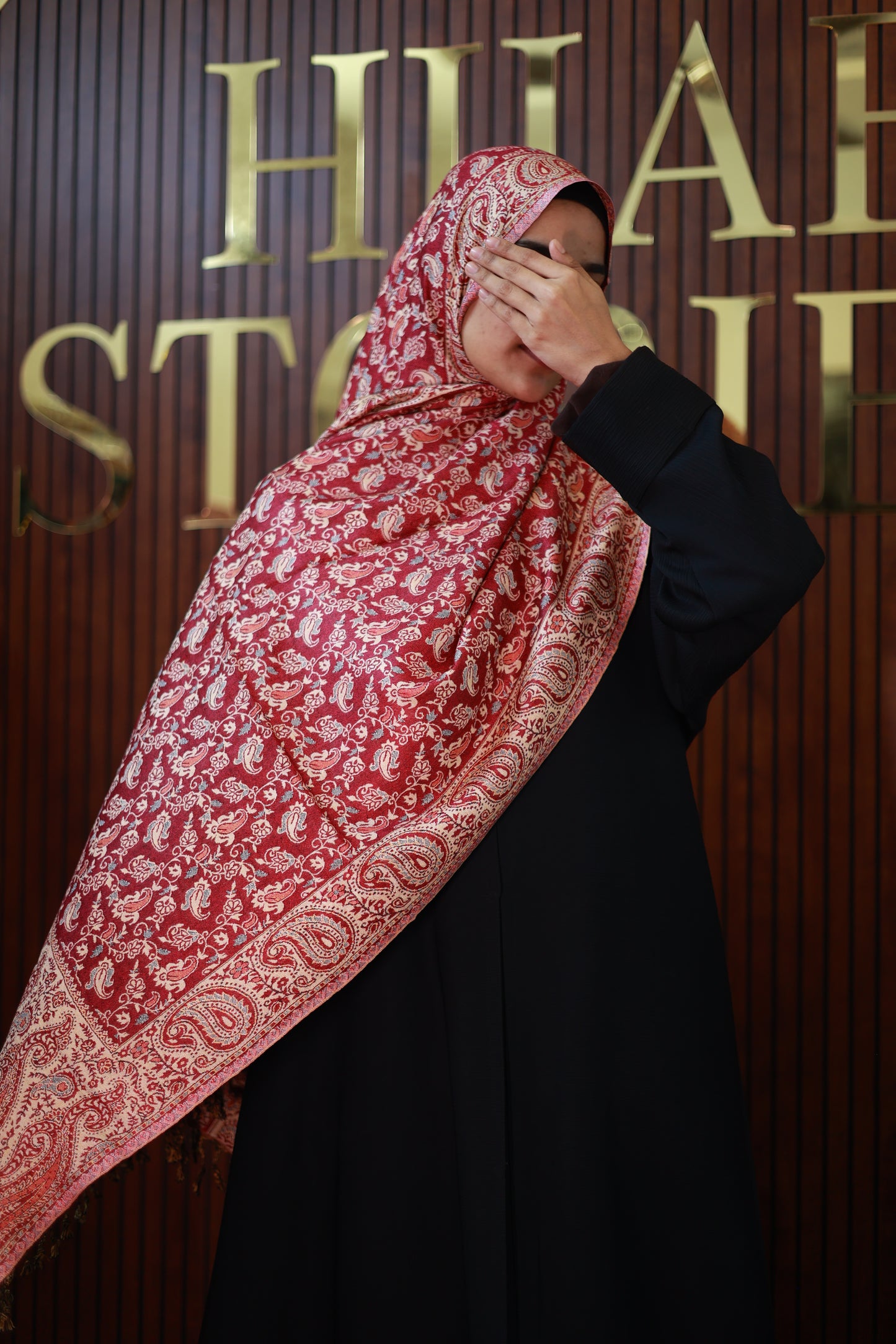 002 Premium Woven Pashmina Shawl Wrap Scarf