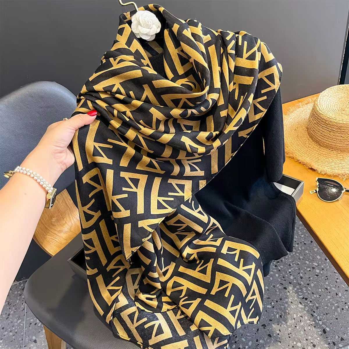 FA Printed Viscose Scarf
