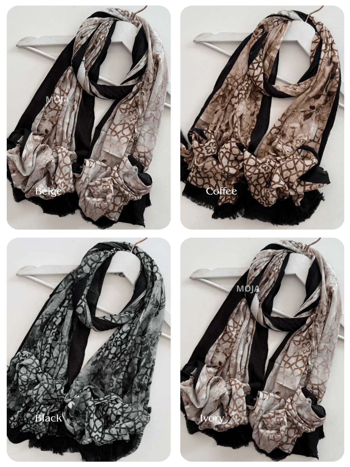 MOJA Printed Modal Crinkle Hijabs