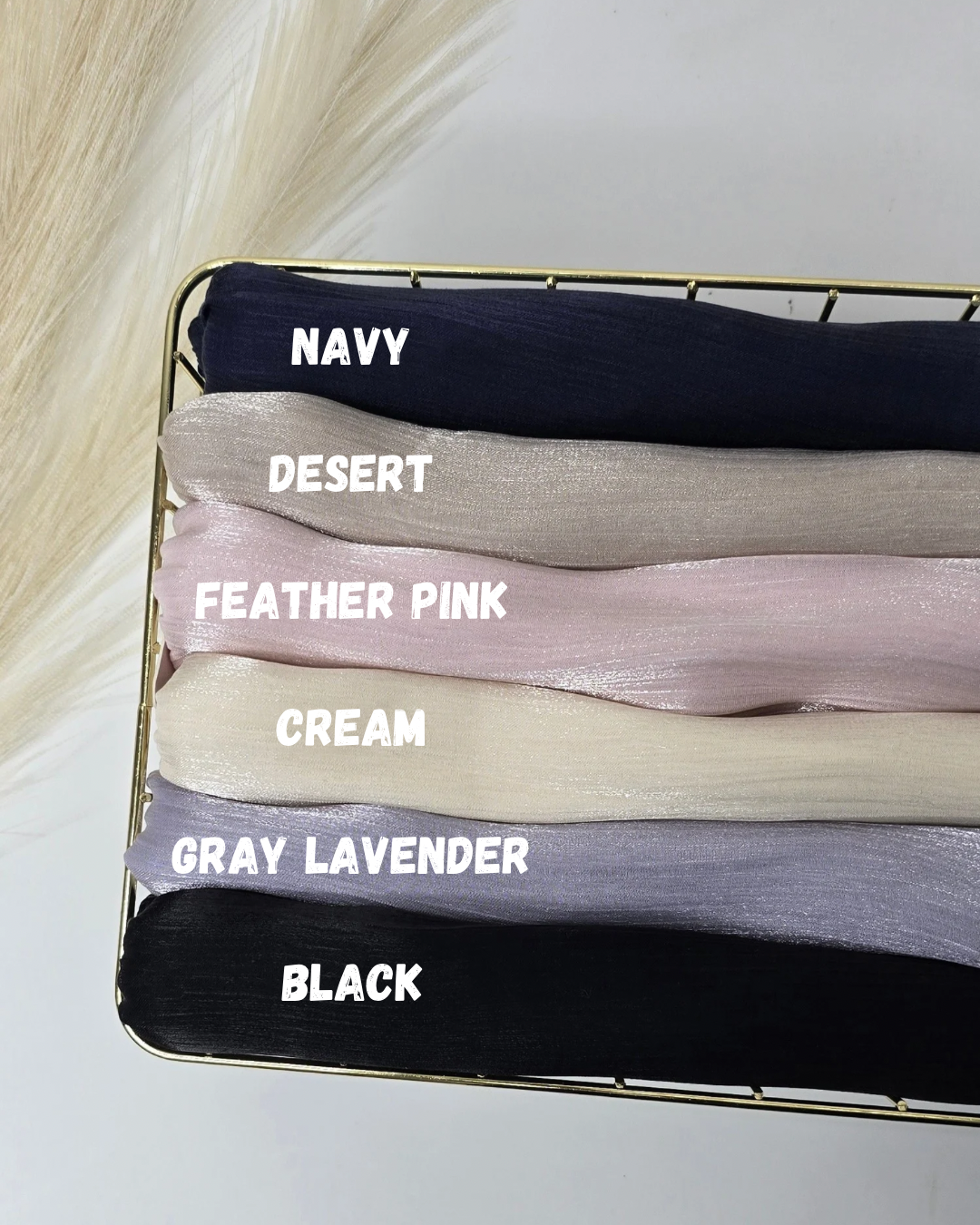 Organza Shimmer Hijabs Summer 25 Edition