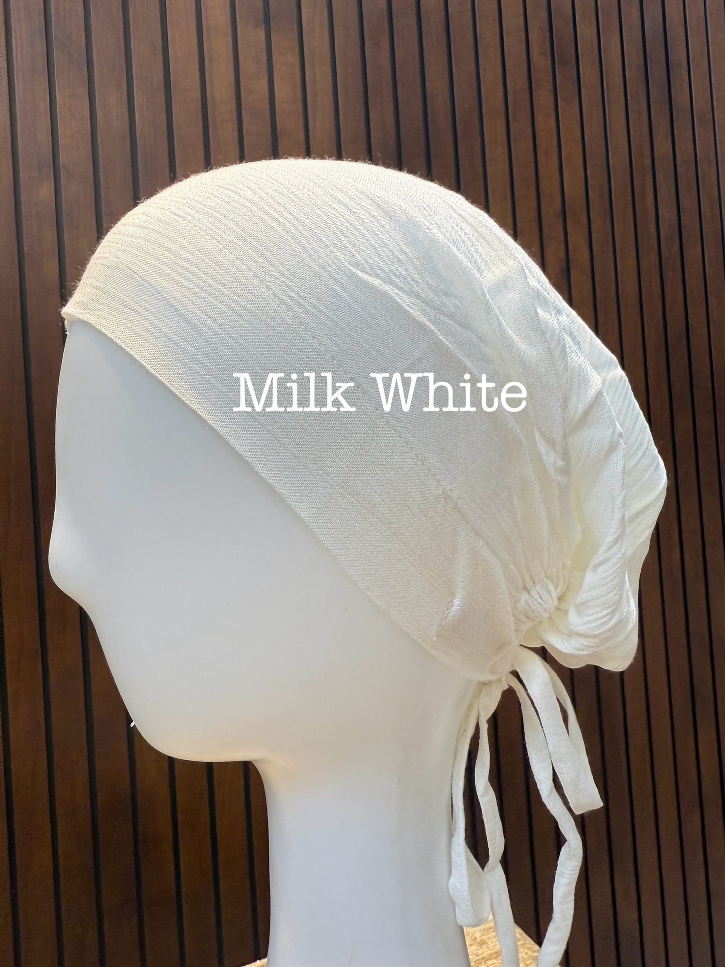 Crushed Rayon Tie Caps