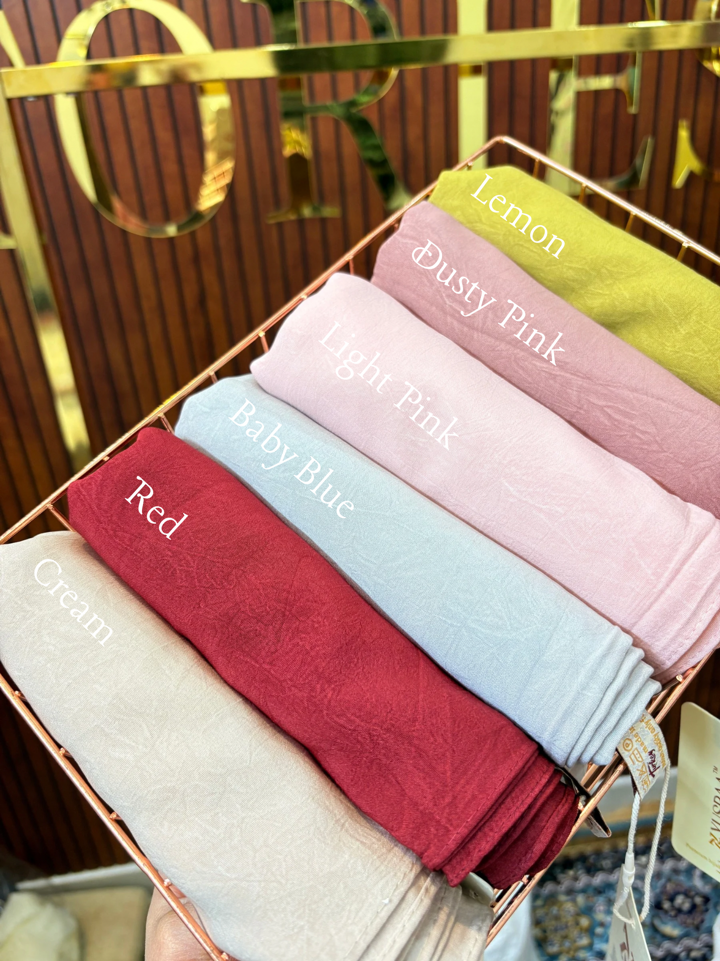 Yusraa Butter Satin Hijabs