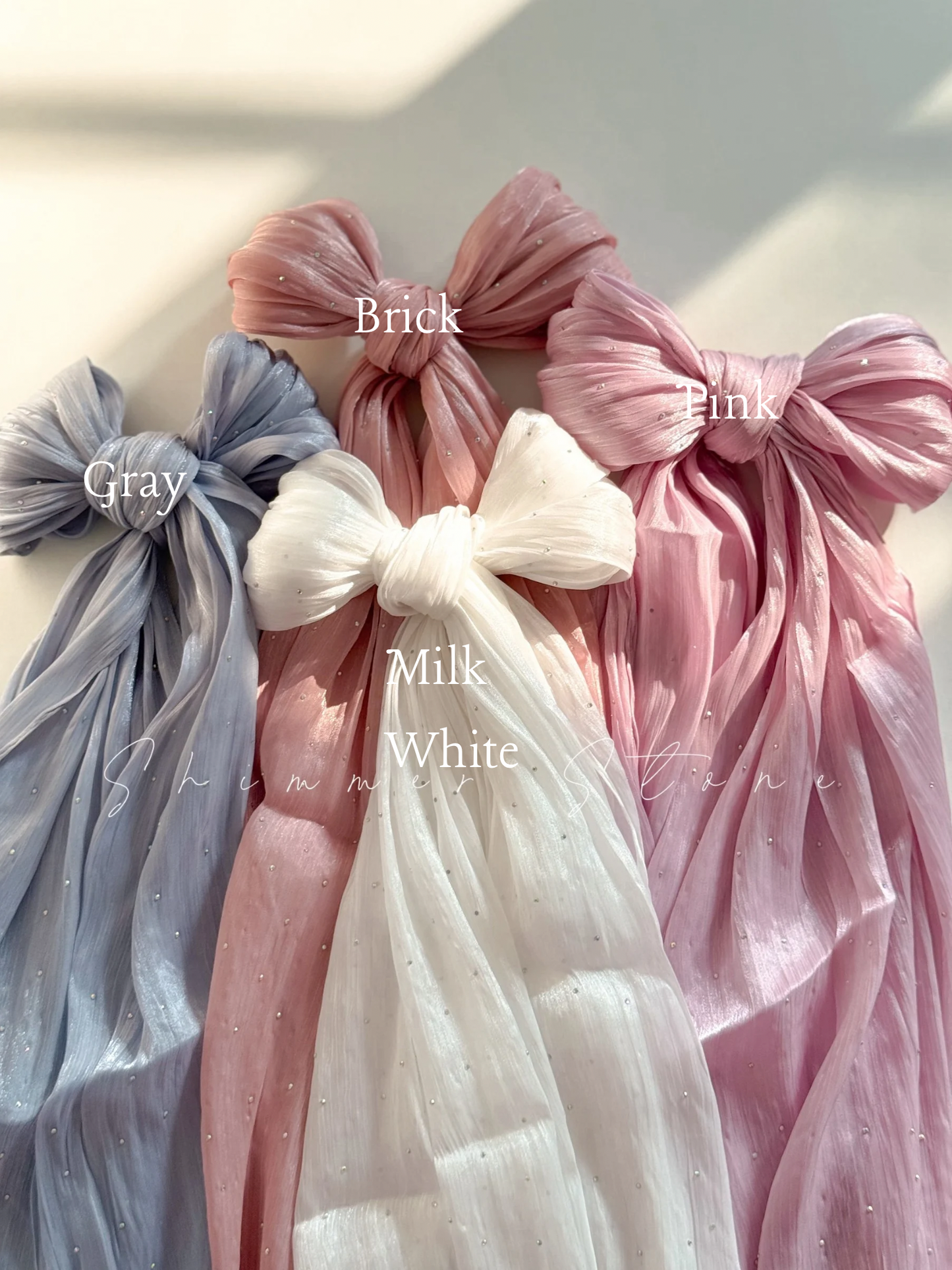 DSC Shimmery Organza Stone Hijabs