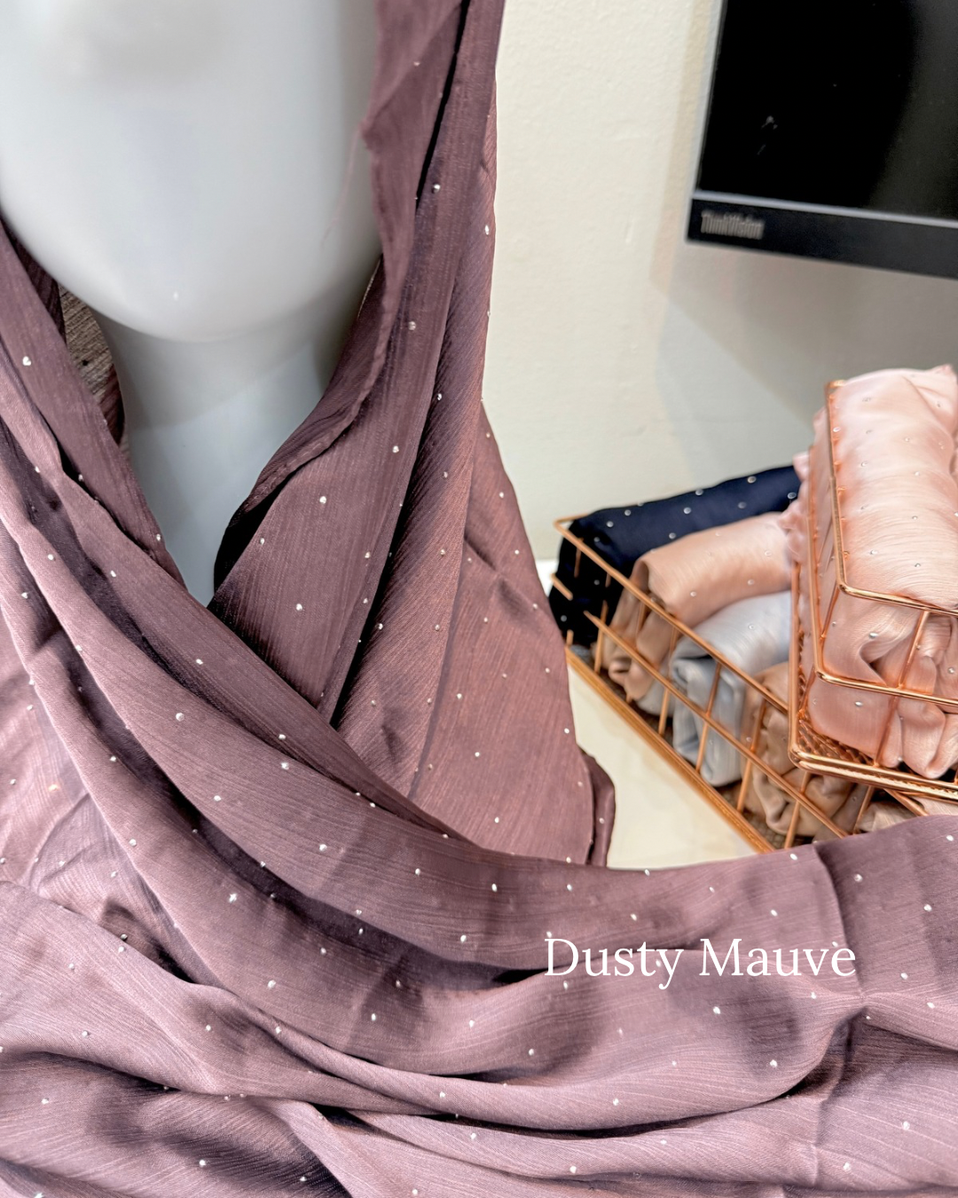 Yusraa Stone Muna Satin Hijabs Summer Edition 2025