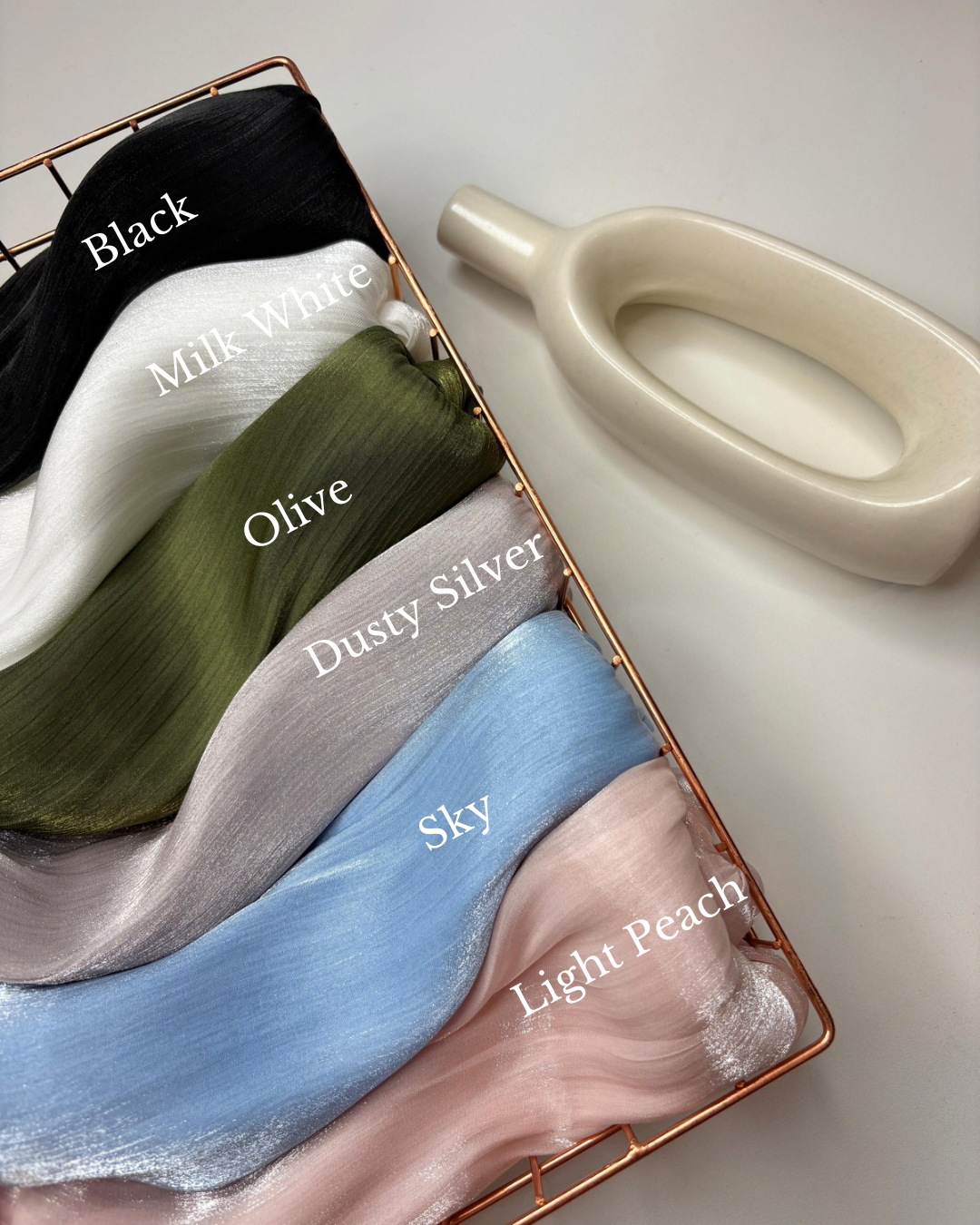 Yusraa Organza Shimmer Hijabs Hitlist