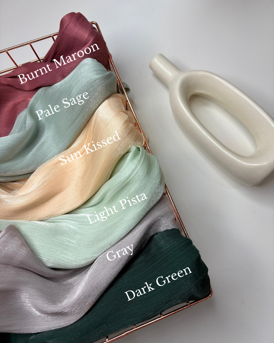 Yusraa Organza Shimmer Hijabs Hitlist