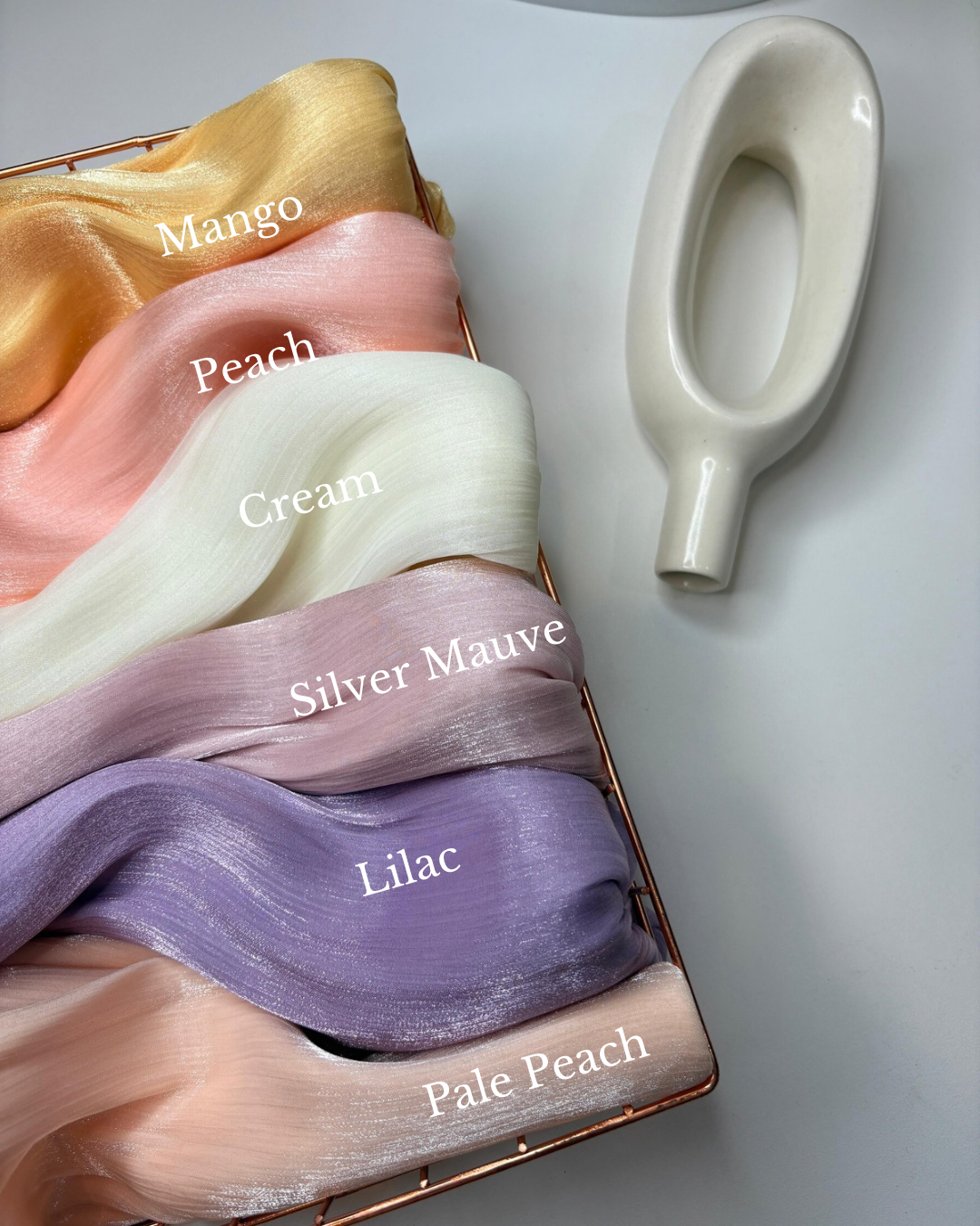 Yusraa Organza Shimmer Hijabs Hitlist