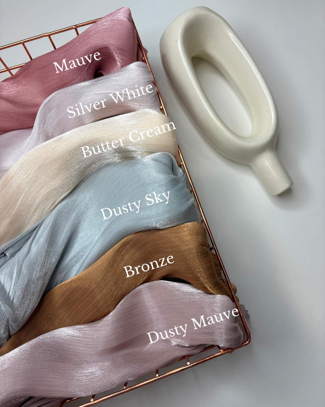 Yusraa Organza Shimmer Hijabs Hitlist