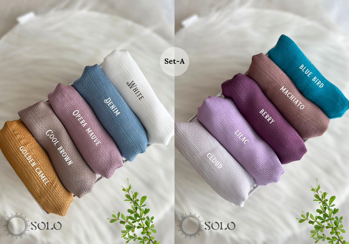 Premium Textured Muna Satin Hijabs
