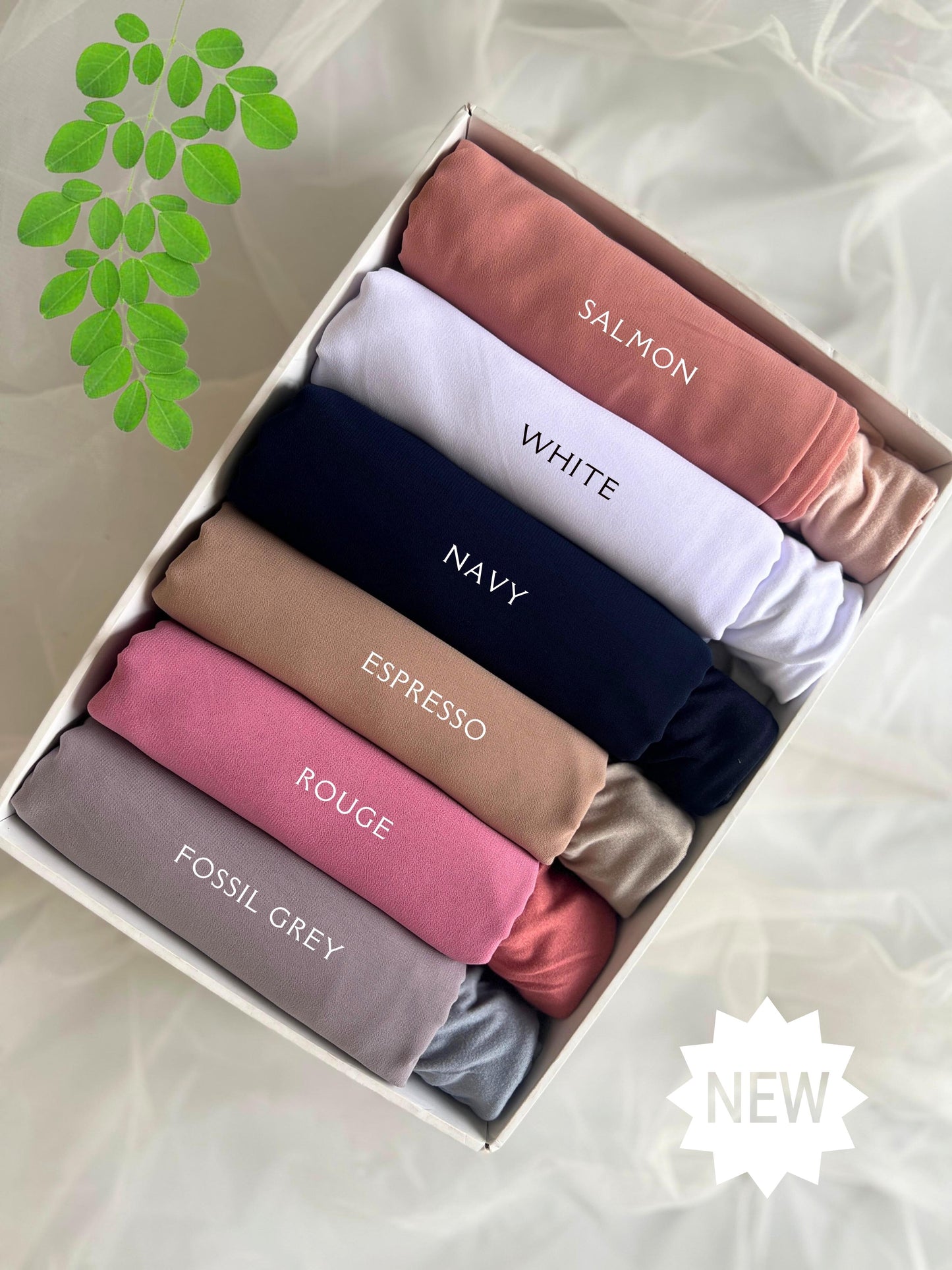 Premium Tube Cap Attached Heavy Chiffon Hijabs