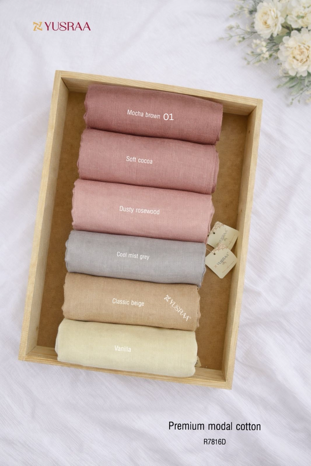 Yusraa Extra Soft Modal Cotton Hijabs Summer Edition 26’