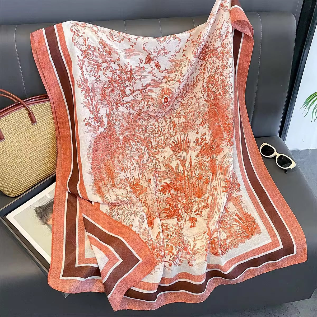 CD Jungle Printed Viscose Scarf