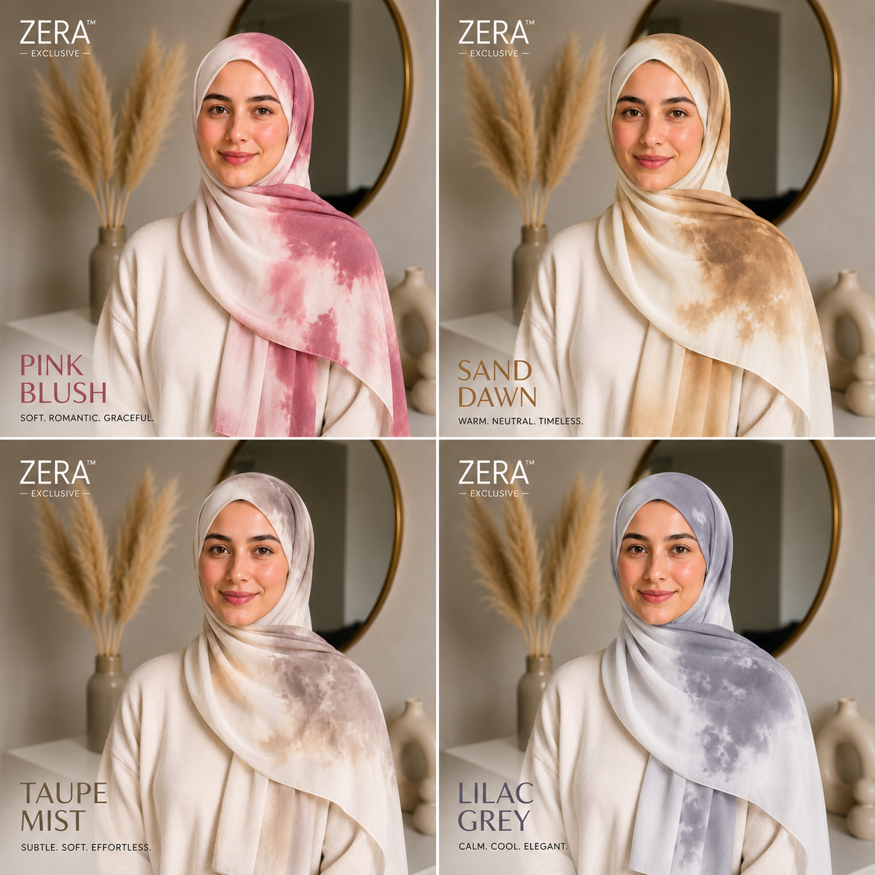 Zera Ombre Water Color Hijabs