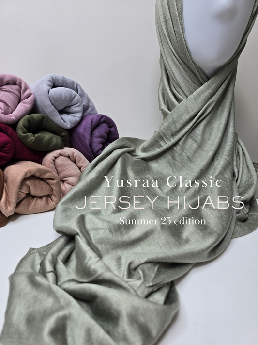 Classic Jersey Hijabs Summer 2025 – light-silver Jersey Jersey Hijabs