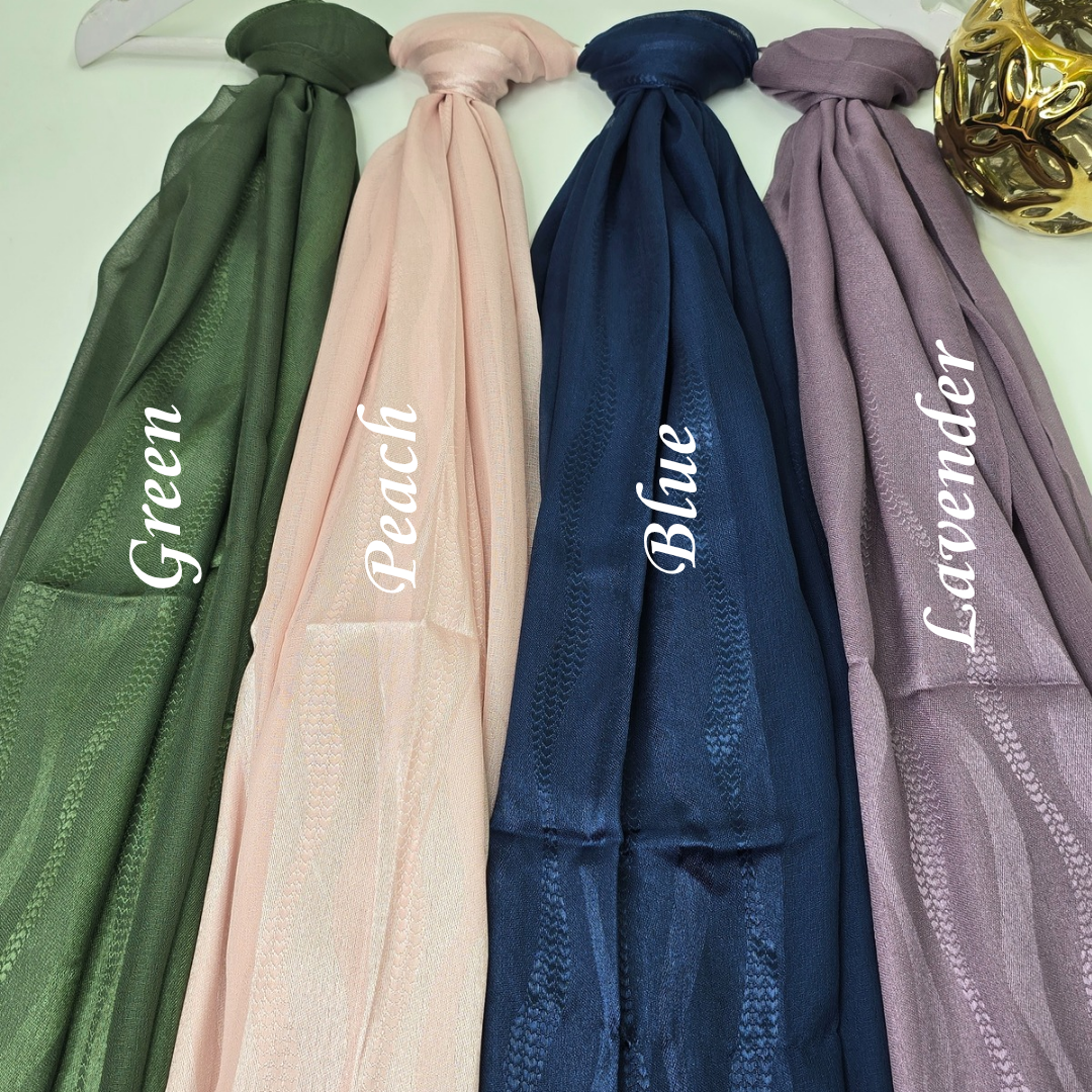 Georgette Satin Hijabs Print 3