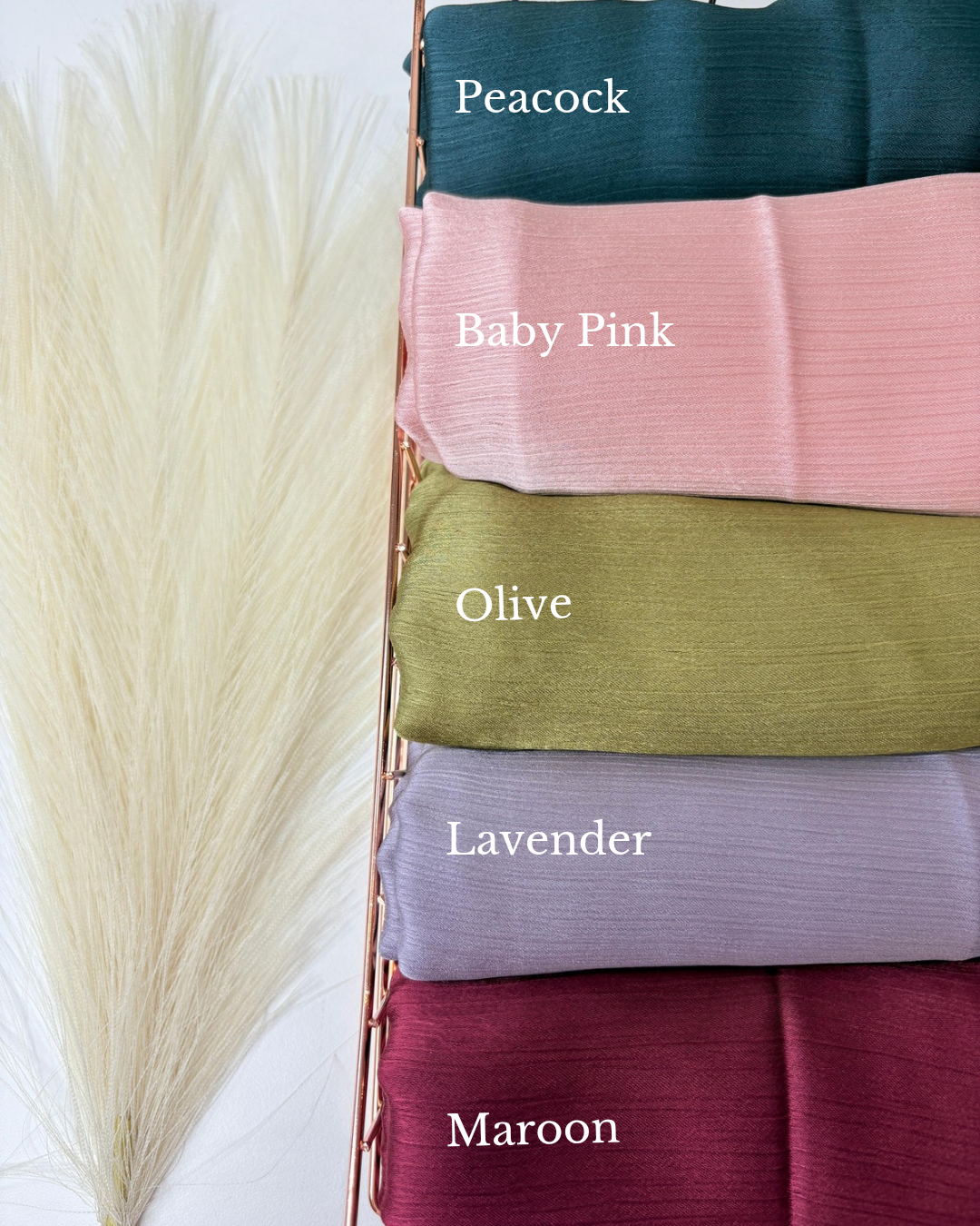 Muna Satin Lashes Hijabs