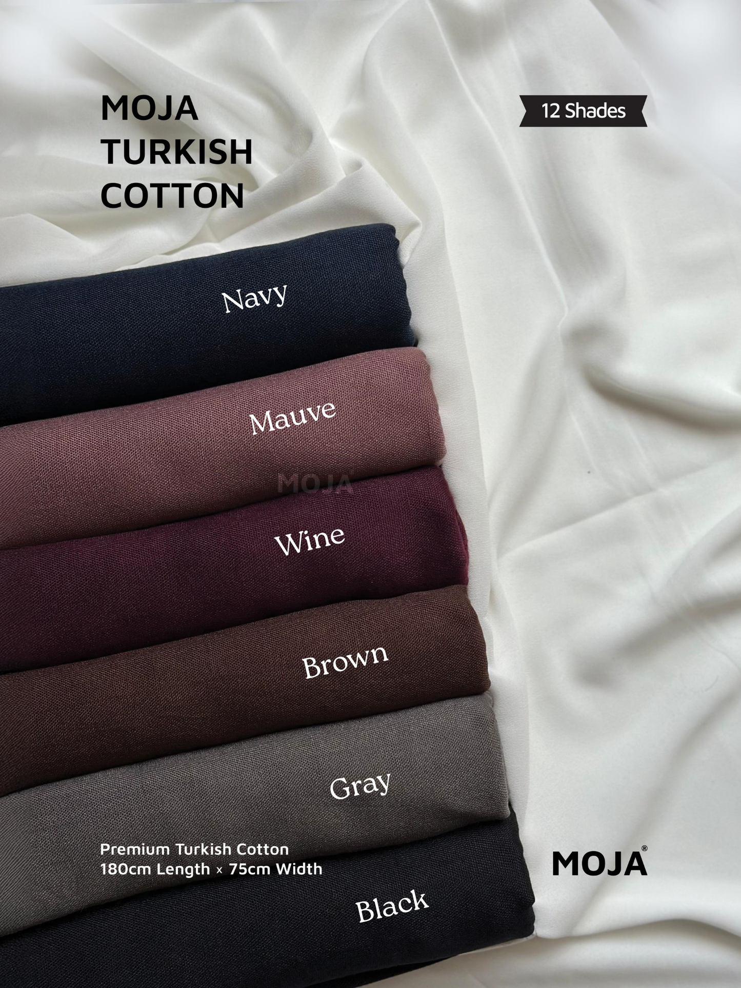 MOJA Turkish Cotton Hijabs