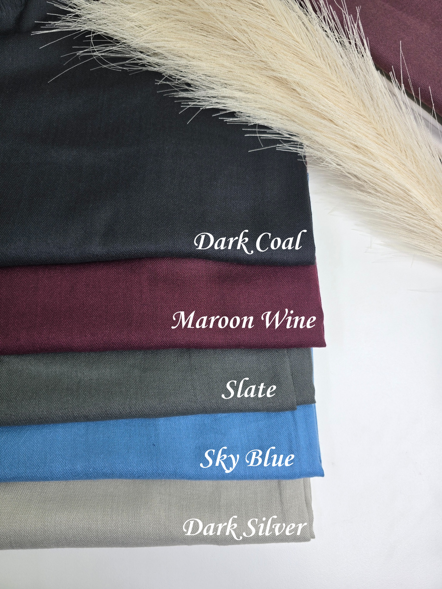 Premium Turkish Cotton Hijabs – Dark Coal Cotton Cotton Hijabs