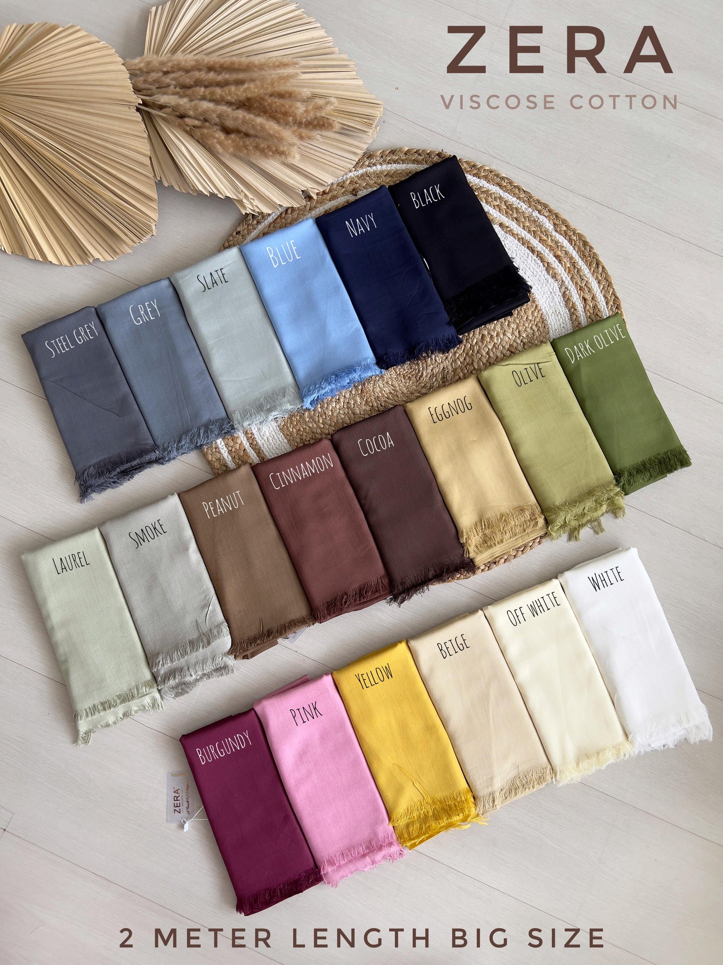 Zera Viscose Cotton Hijabs