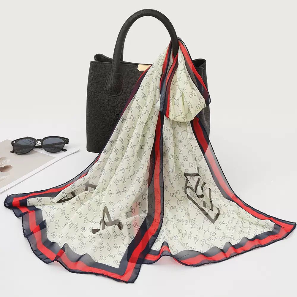 Printed Silk Scarf Summer Edition 26'