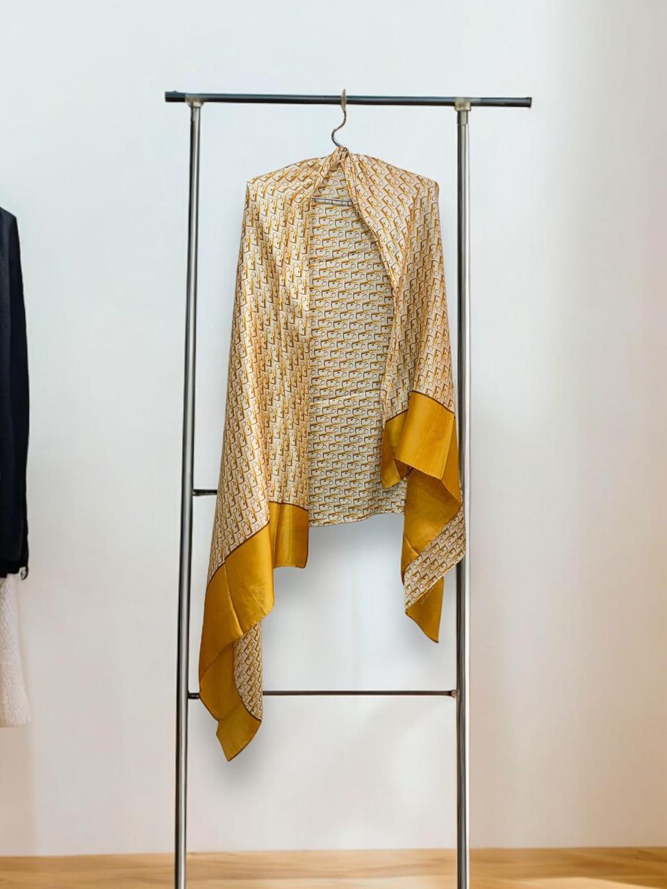 Brand Printed Dr Silk Scarf Y