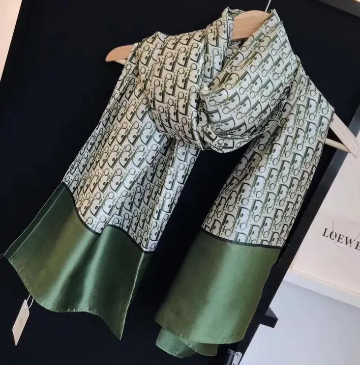 Brand Printed Dr Silk Scarf G