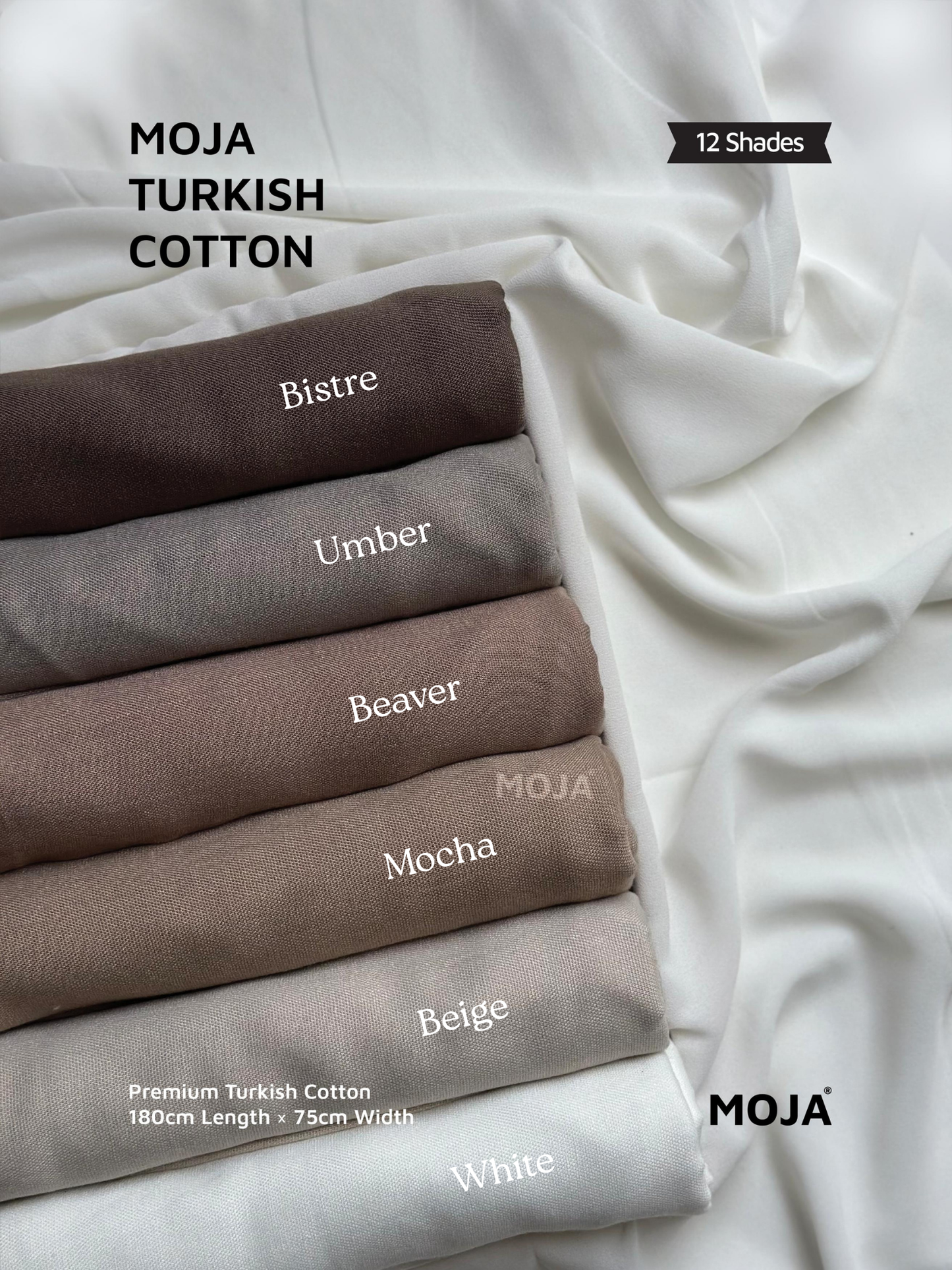 MOJA Turkish Cotton Hijabs